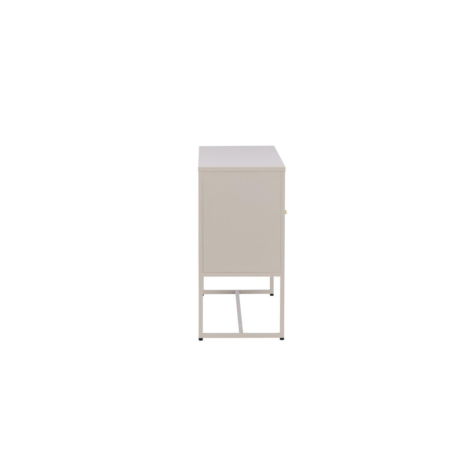 Sideboard Malla aus Metall 120cm - Beige-Sideboards-Venture Home-le canapé