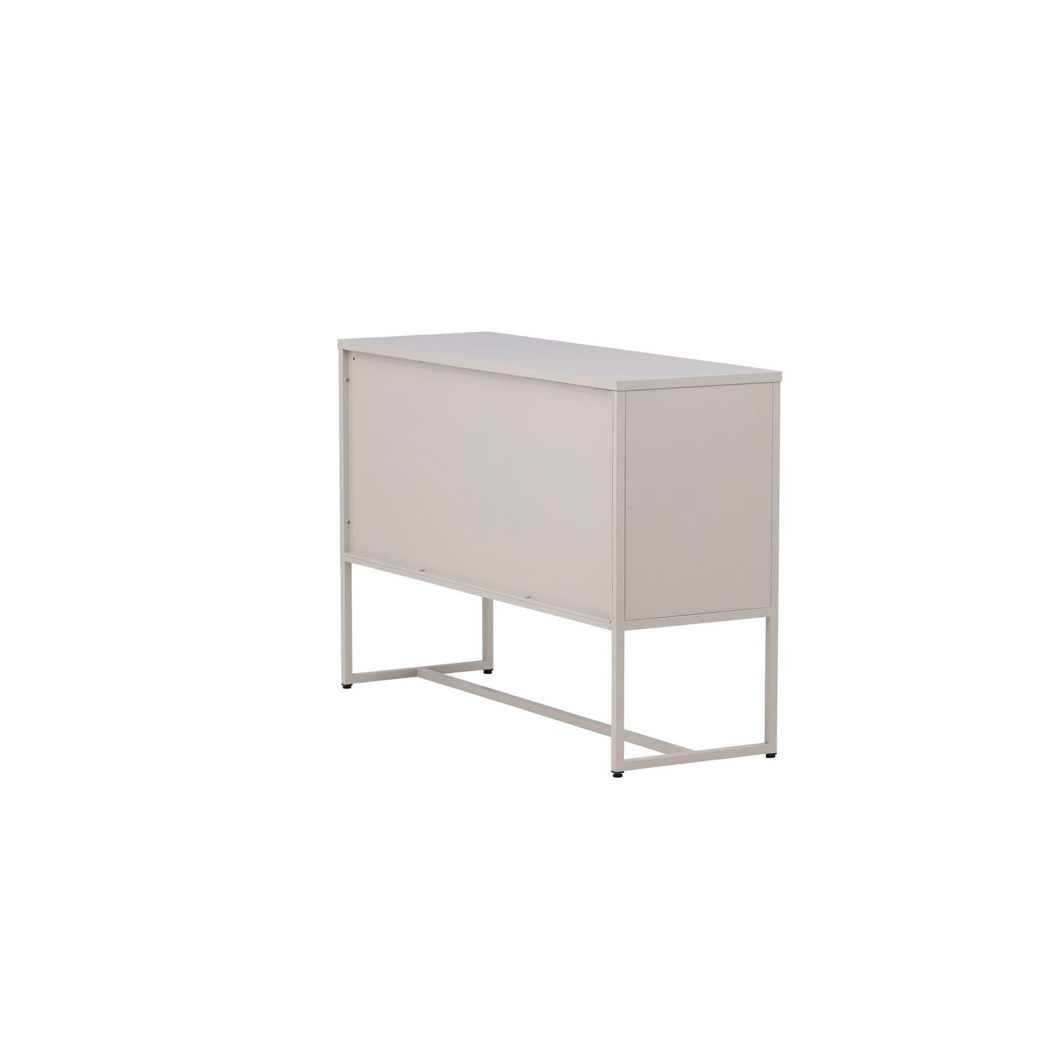 Sideboard Malla aus Metall 120cm - Beige-Sideboards-Venture Home-le canapé