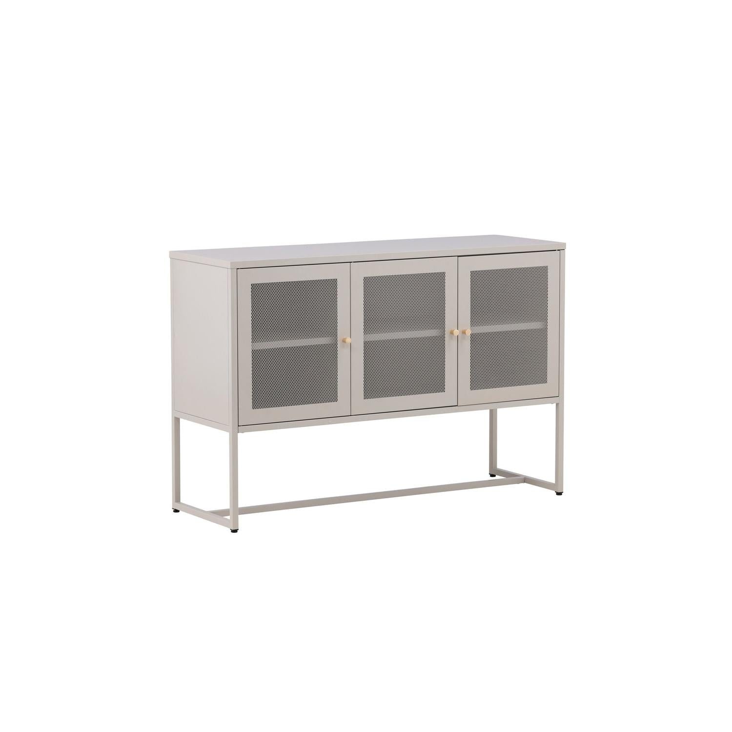 Sideboard Malla aus Metall 120cm - Beige-Sideboards-Venture Home-le canapé