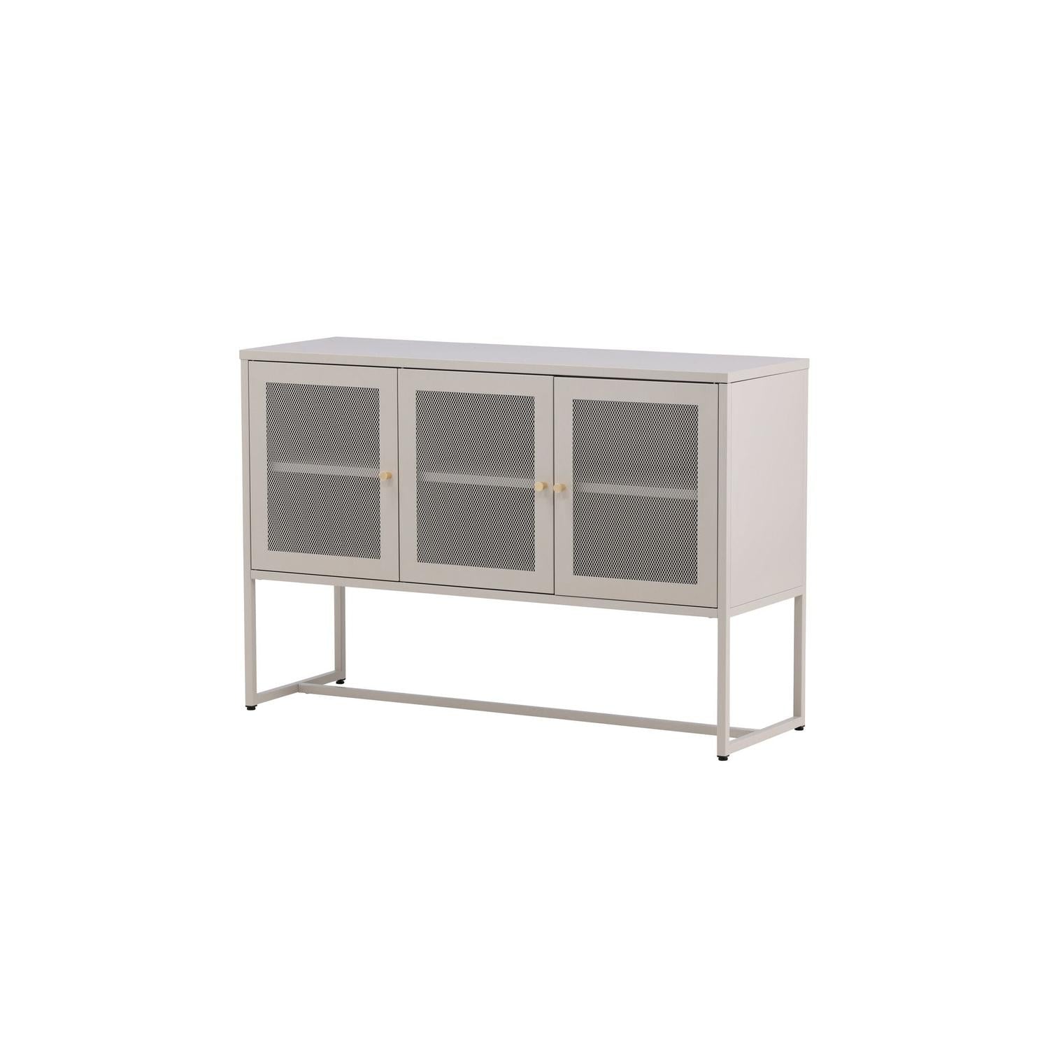Sideboard Malla aus Metall 120cm - Beige-Sideboards-Venture Home-le canapé