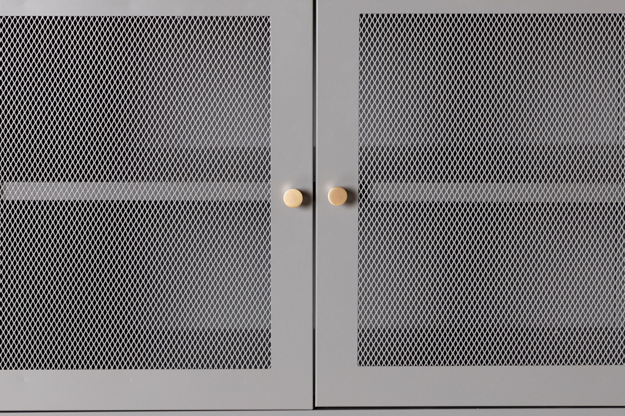 Sideboard Malla aus Metall 120cm - Hellgrau-Sideboards-Venture Home-le canapé