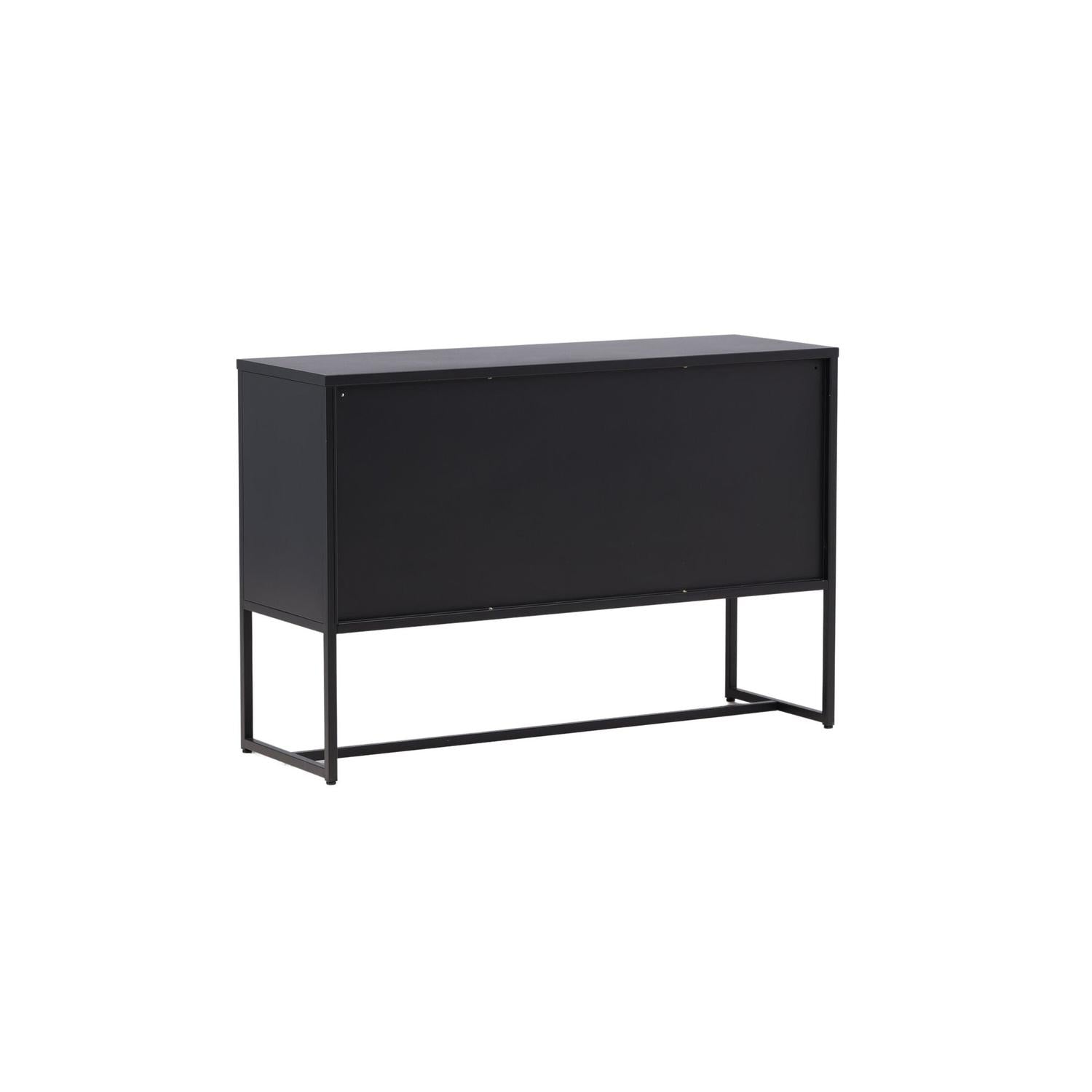 Sideboard Malla aus Metall 120cm - Schwarz-Sideboards-Venture Home-le canapé