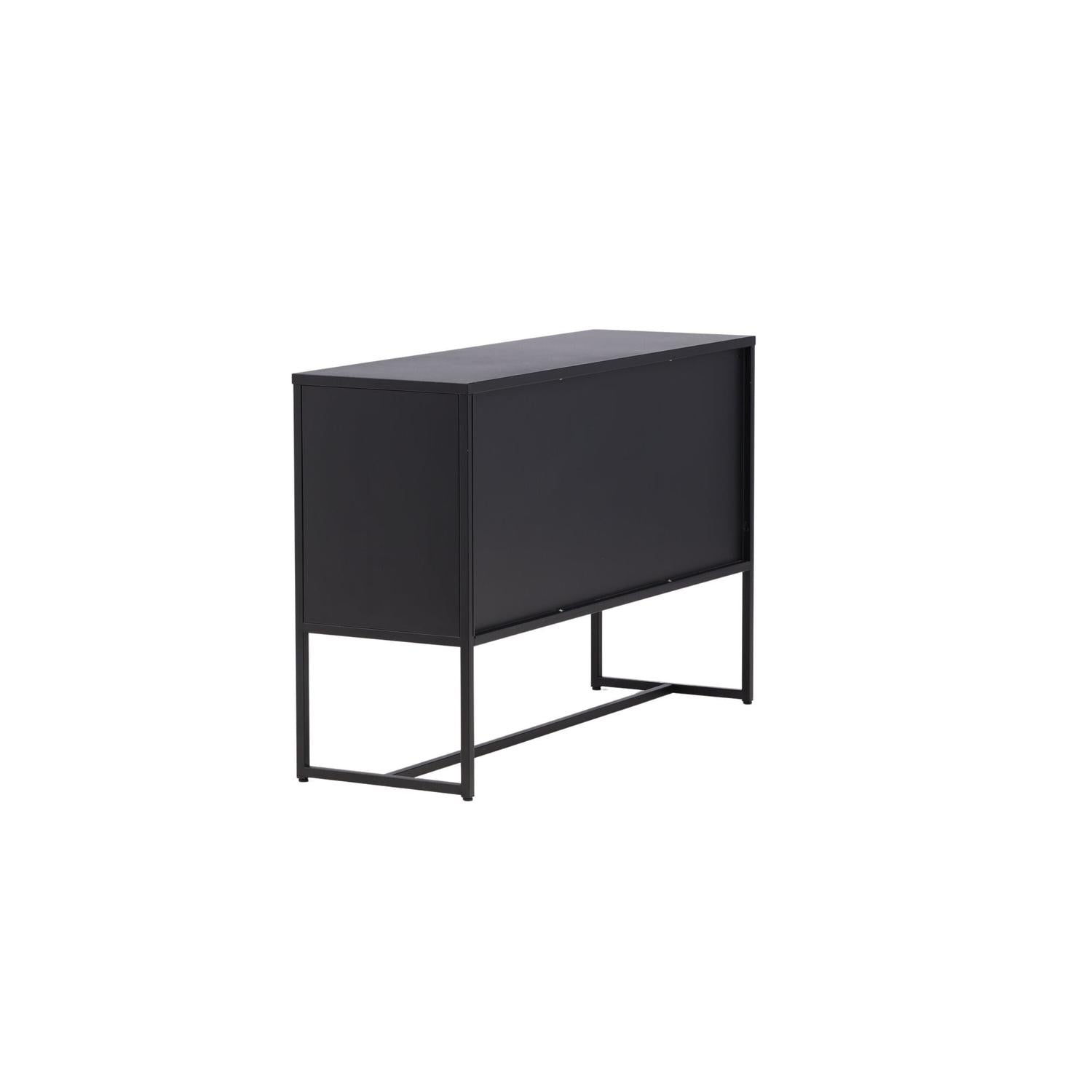 Sideboard Malla aus Metall 120cm - Schwarz-Sideboards-Venture Home-le canapé