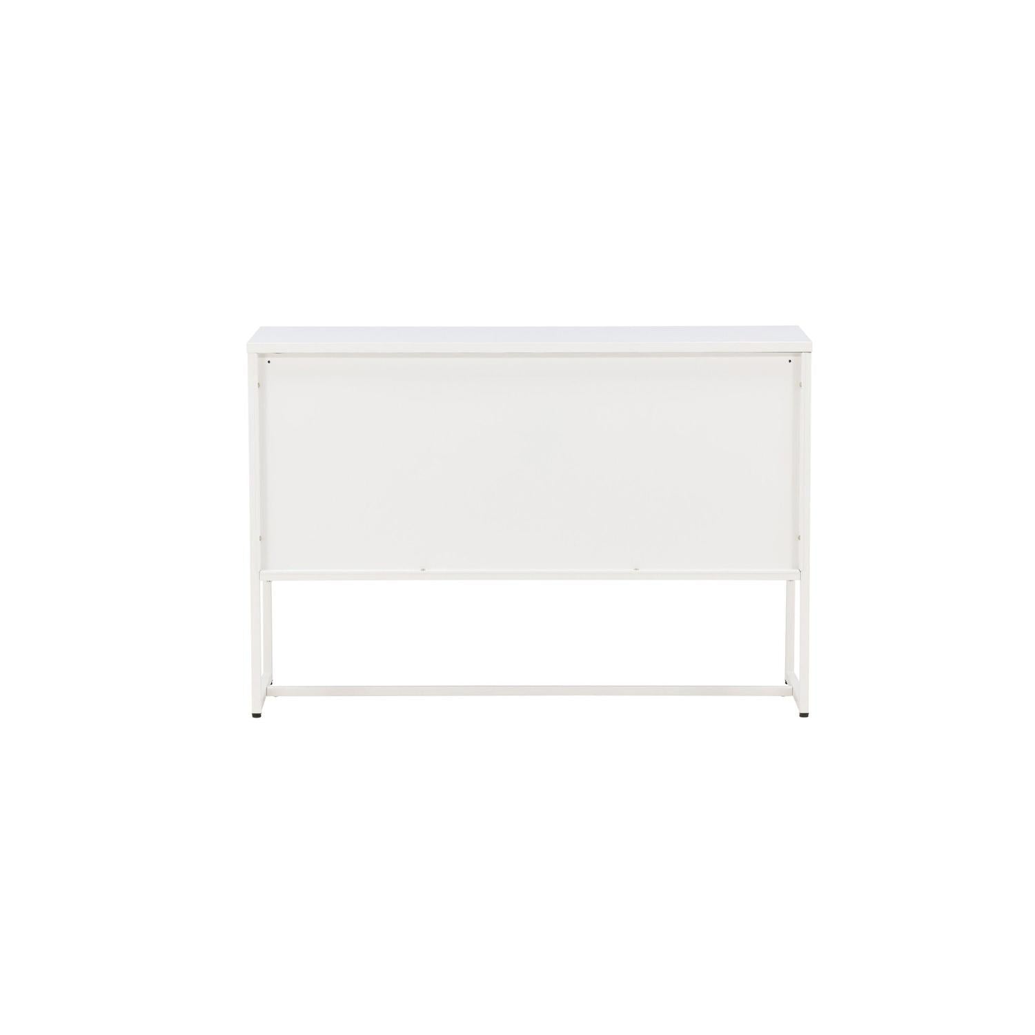 Sideboard Malla aus Metall 120cm - Weiß-Sideboards-Venture Home-le canapé