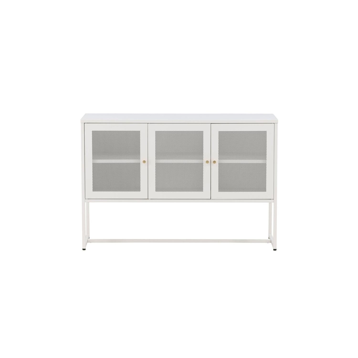 Sideboard Malla aus Metall 120cm - Weiß-Sideboards-Venture Home-le canapé