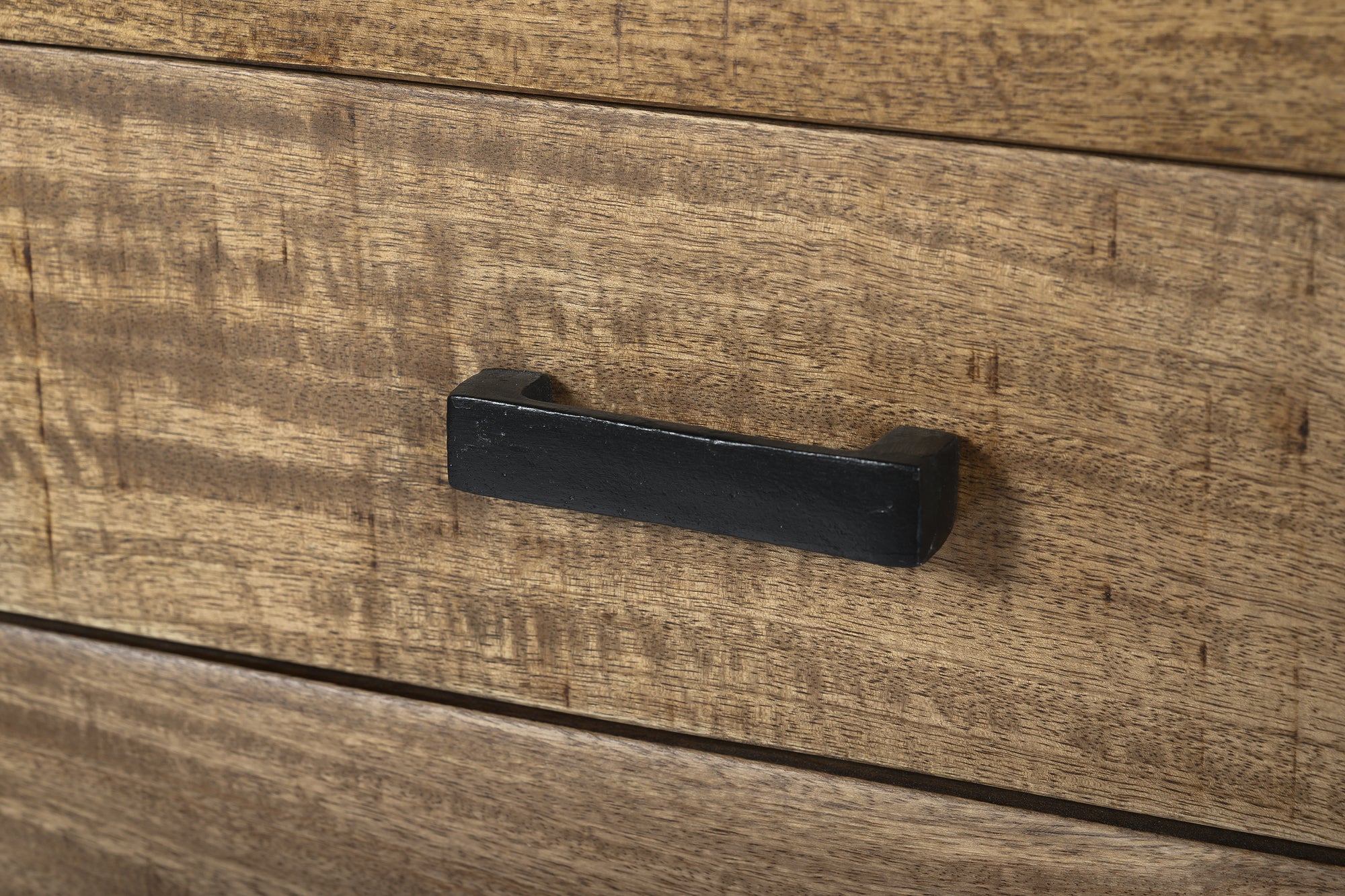 Sideboard Nairobi aus Mangoholz 180cm - Braun-Sideboards-Livingfurn-le canapé
