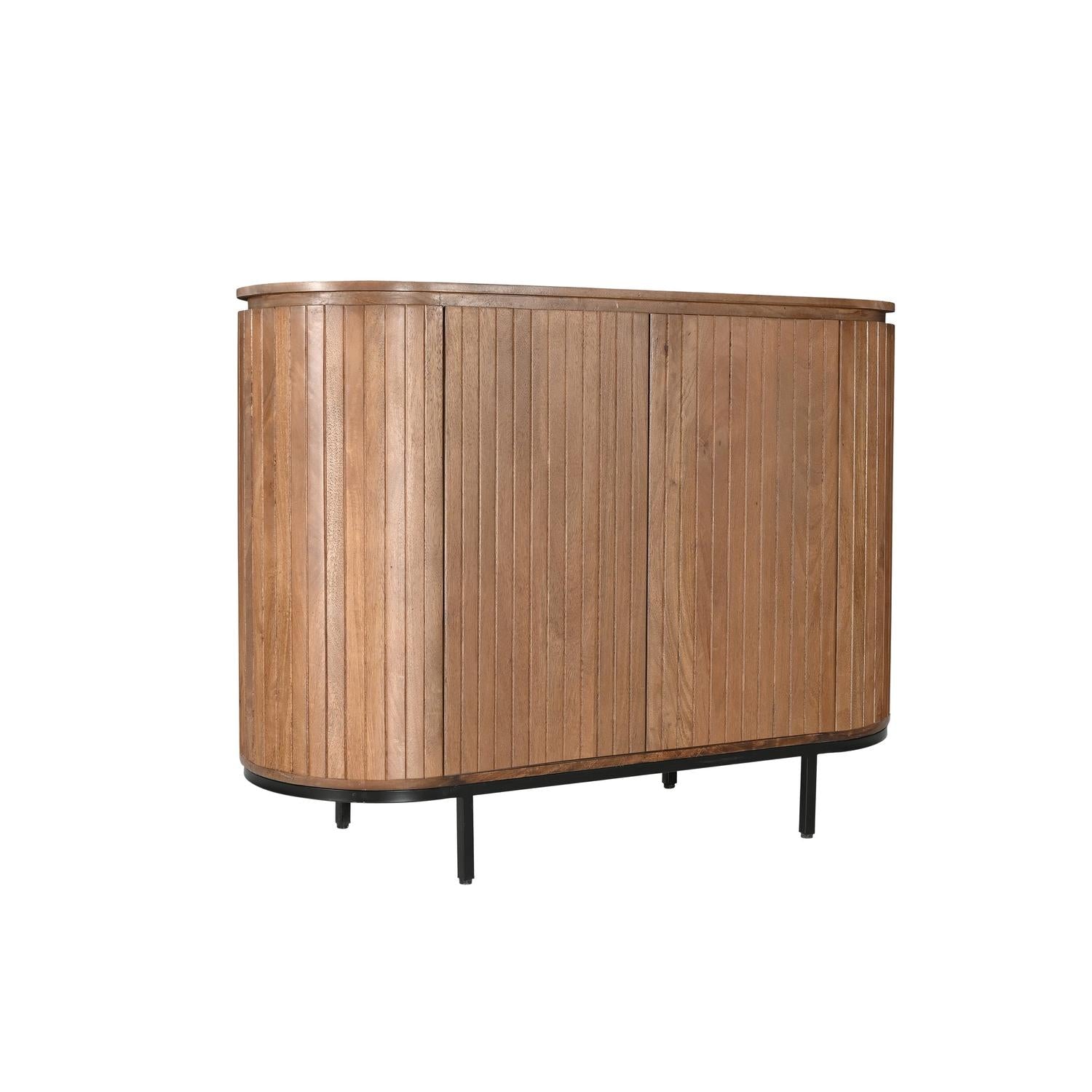 Sideboard Noor aus Mangoholz 115cm - Hellbraun-Sideboards-Livingfurn-le canapé