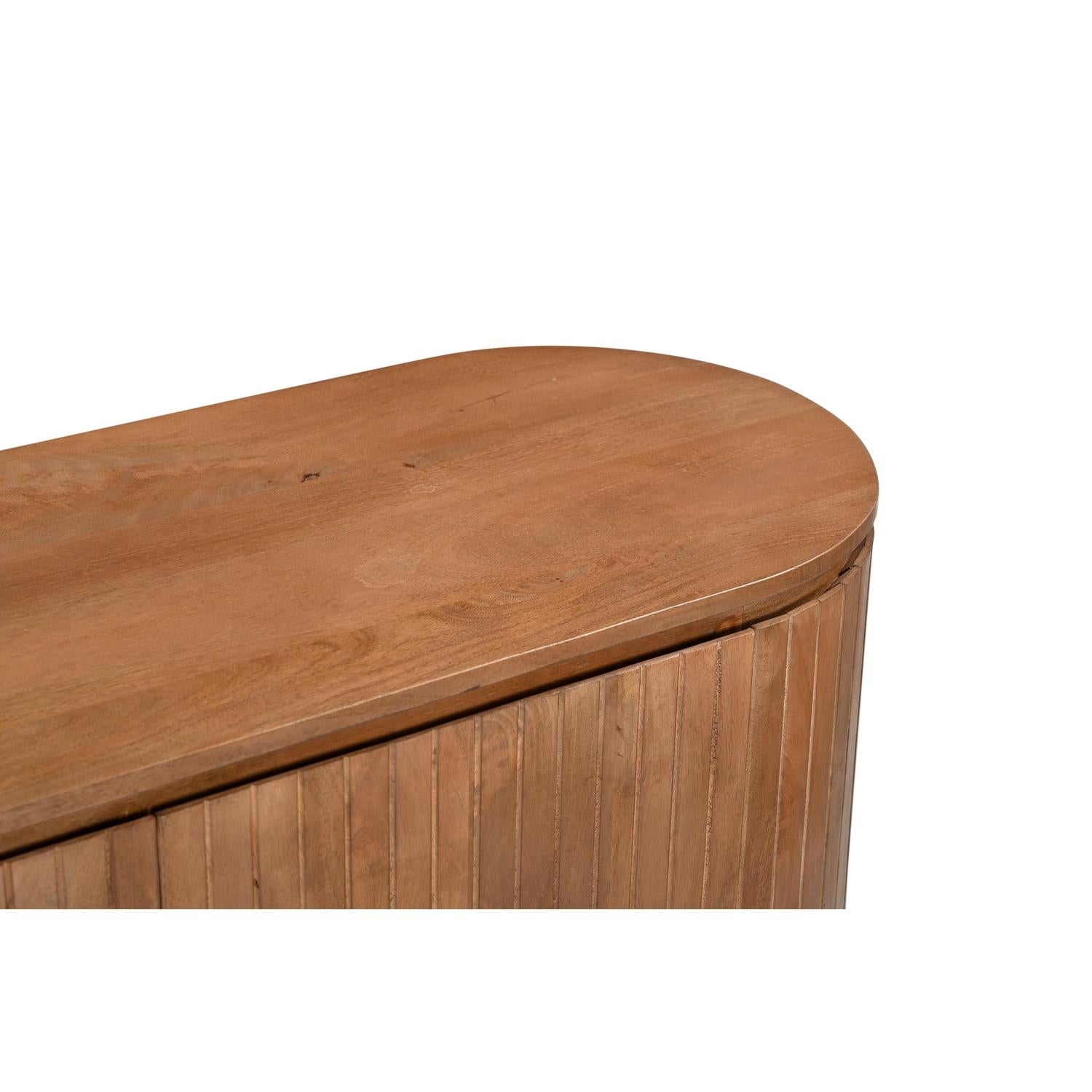 Sideboard Noor aus Mangoholz 170cm - Hellbraun-Sideboards-Livingfurn-le canapé