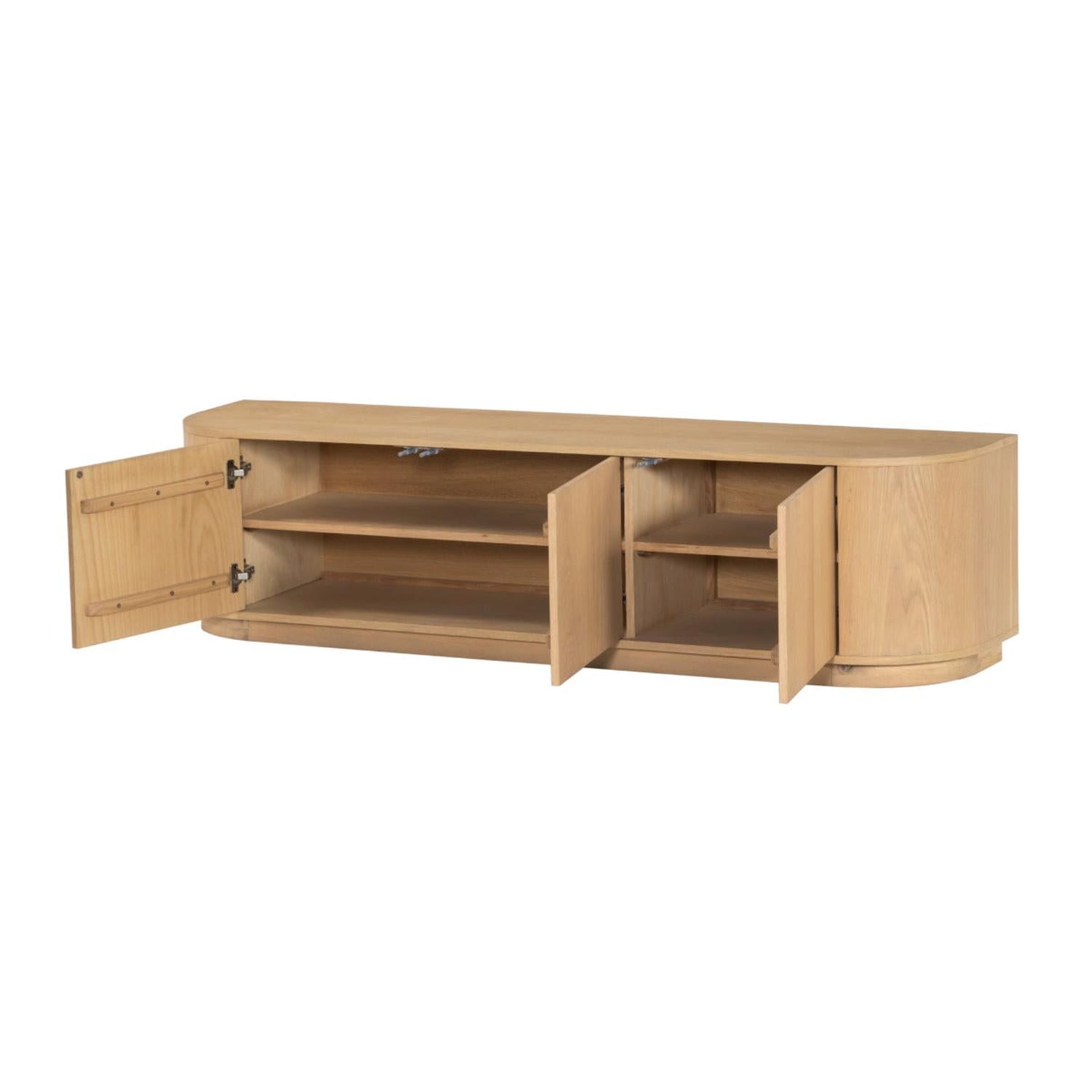 Sideboard Novero 180cm - Hellbraun-Sideboards-Livingfurn-le canapé