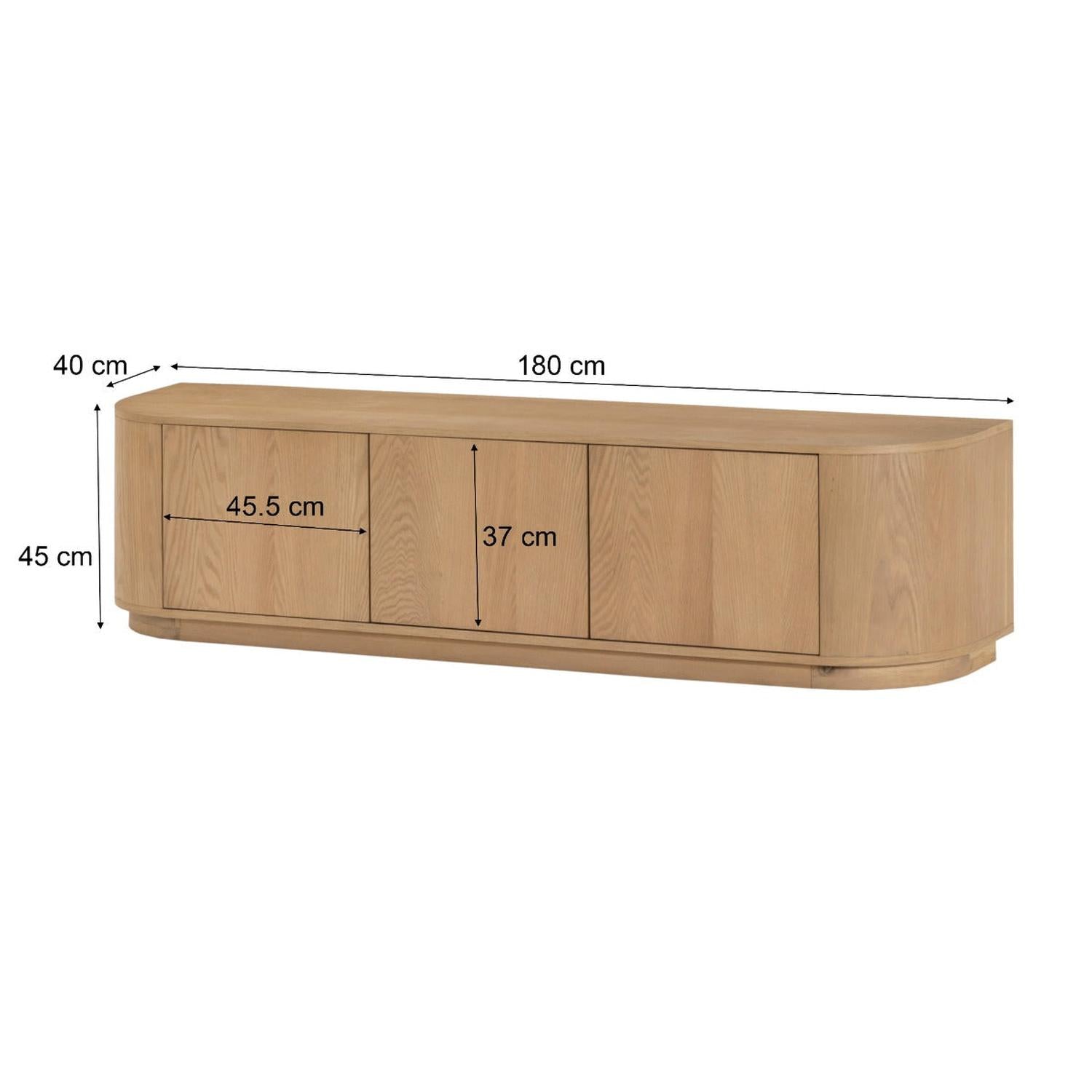 Sideboard Novero 180cm - Hellbraun-Sideboards-Livingfurn-le canapé