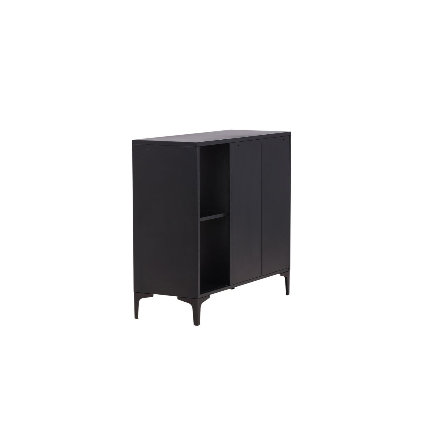 Sideboard Piring 110cm - Schwarz-Sideboards-Venture Home-le canapé