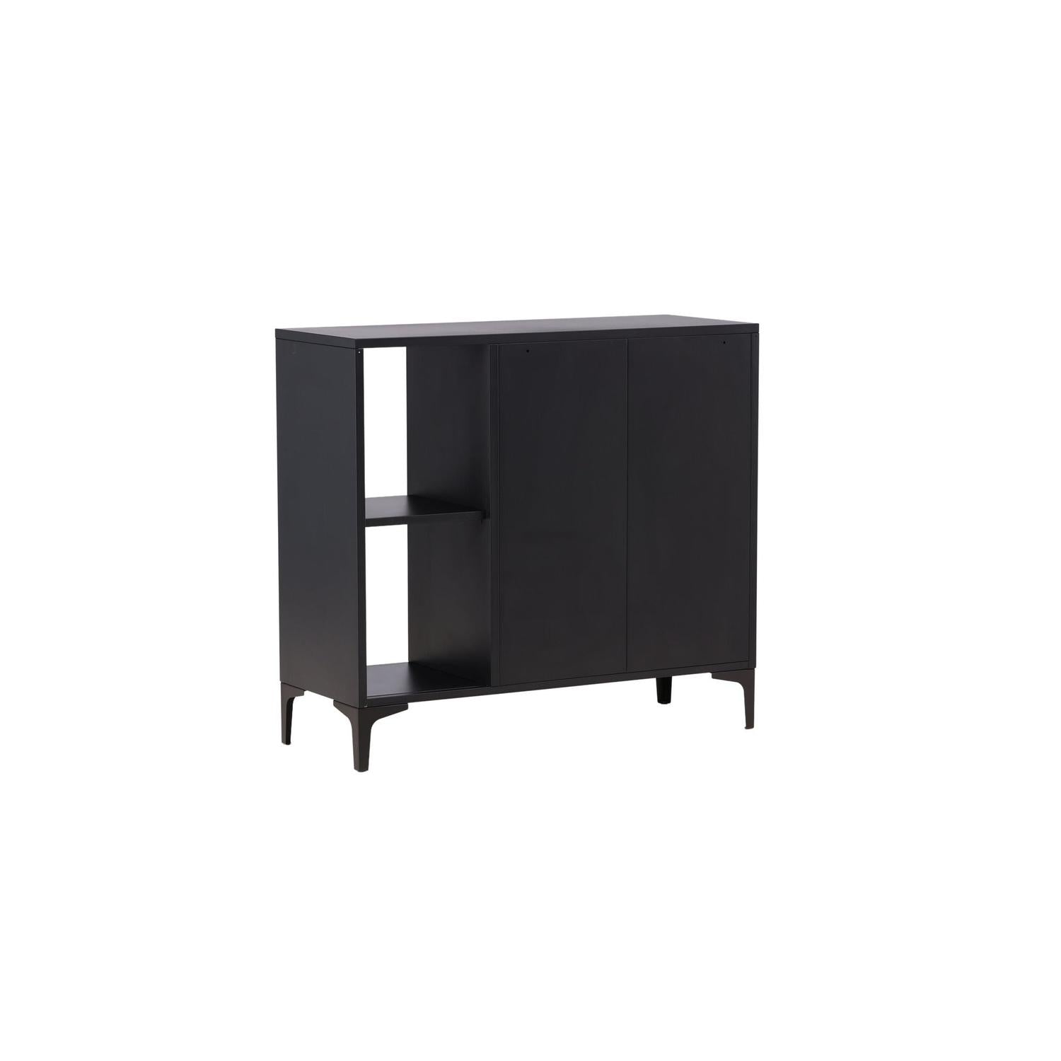 Sideboard Piring 110cm - Schwarz-Sideboards-Venture Home-le canapé
