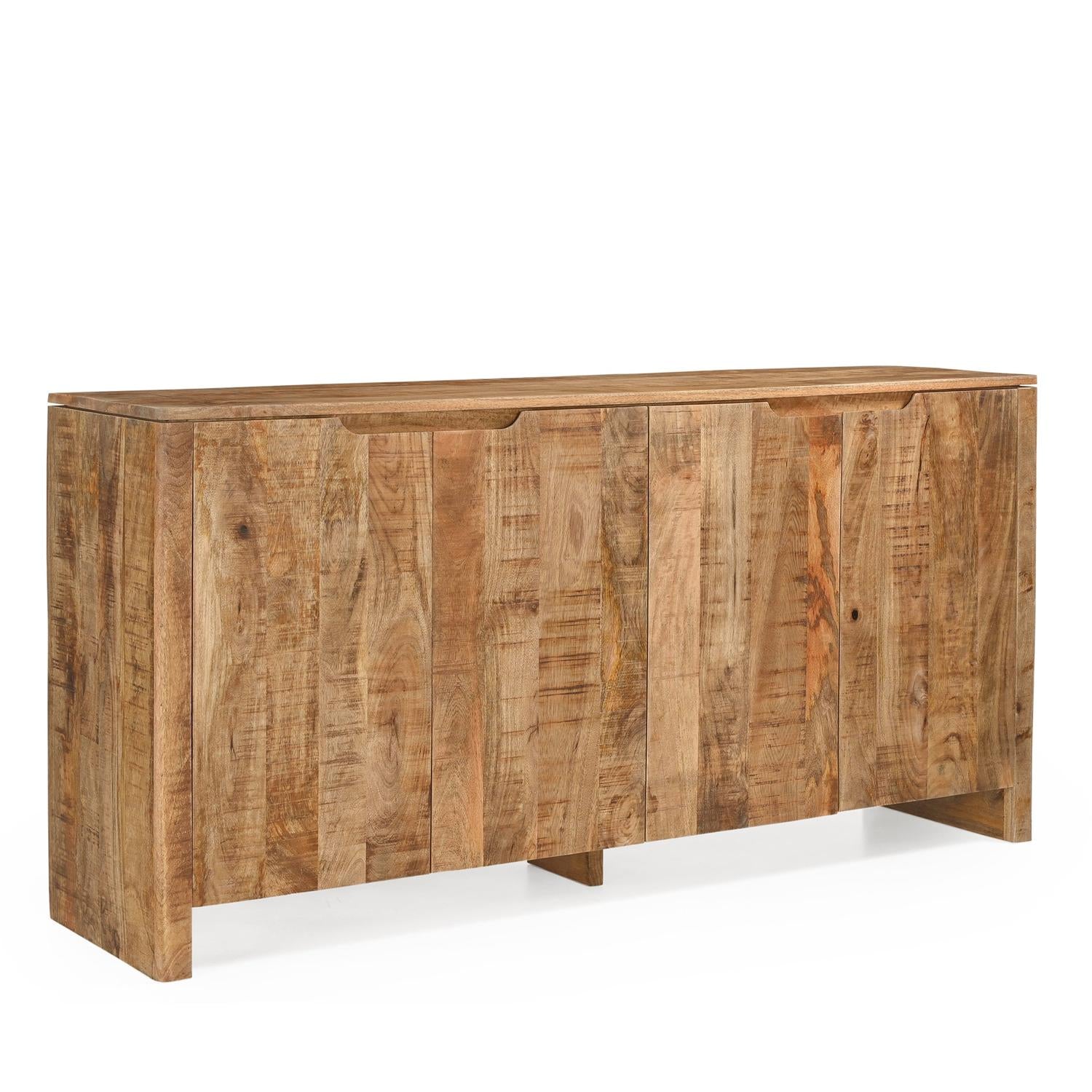 Sideboard Sophie aus Mangoholz 160cm - Hellbraun-Sideboards-Benoa-le canapé