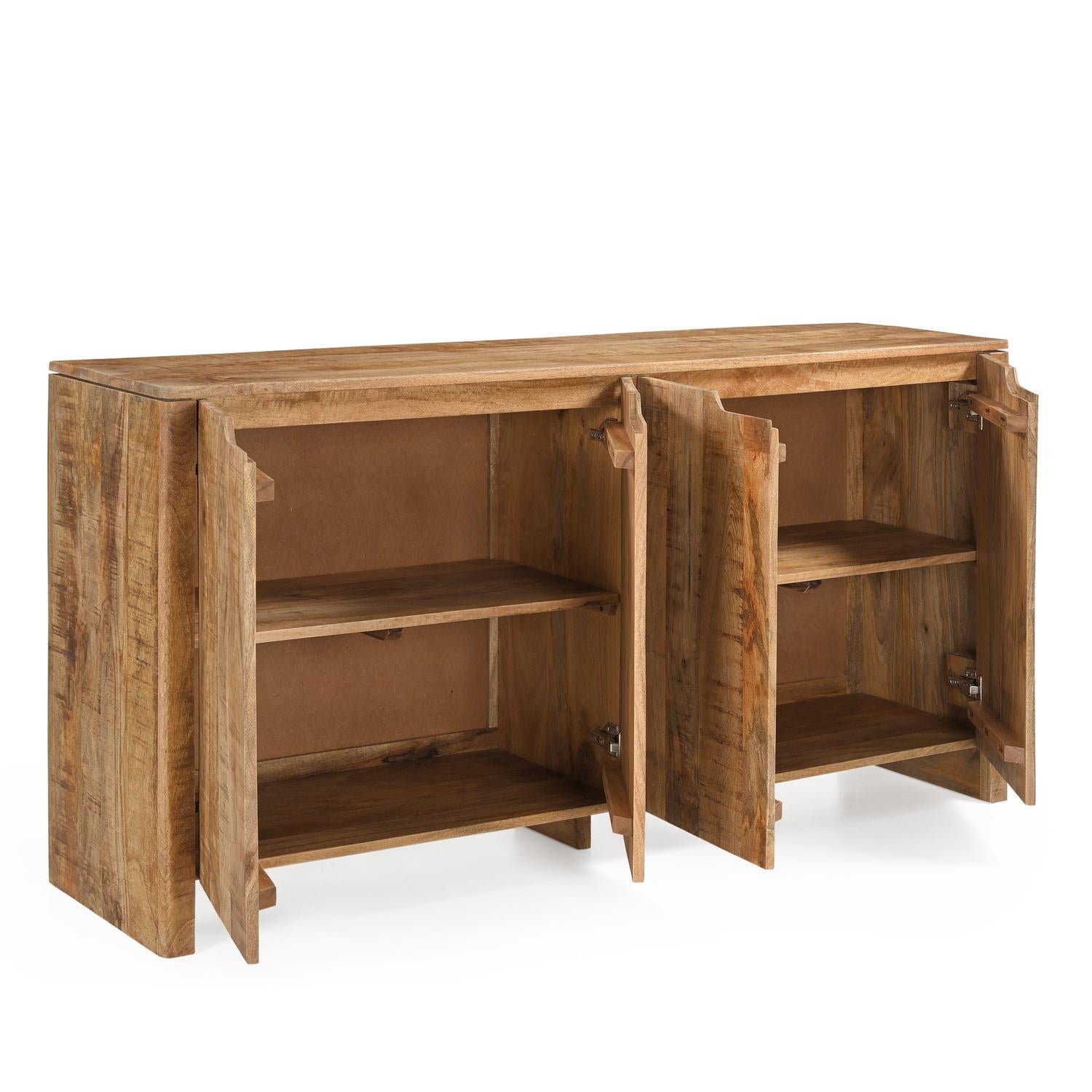 Sideboard Sophie aus Mangoholz 160cm - Hellbraun-Sideboards-Benoa-le canapé