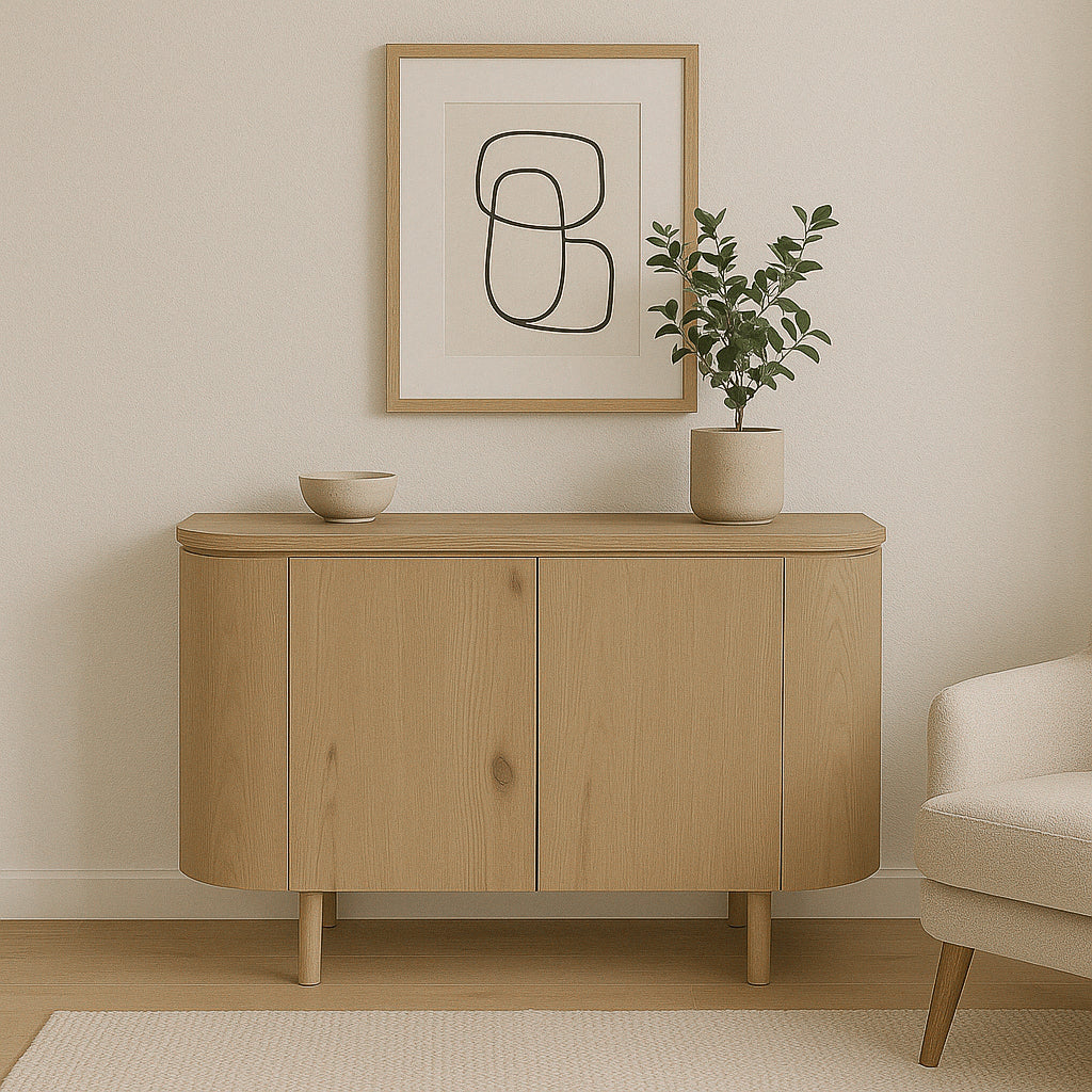 Sideboard Tobago 115cm - Hellbraun-Sideboards-Livingfurn-le canapé