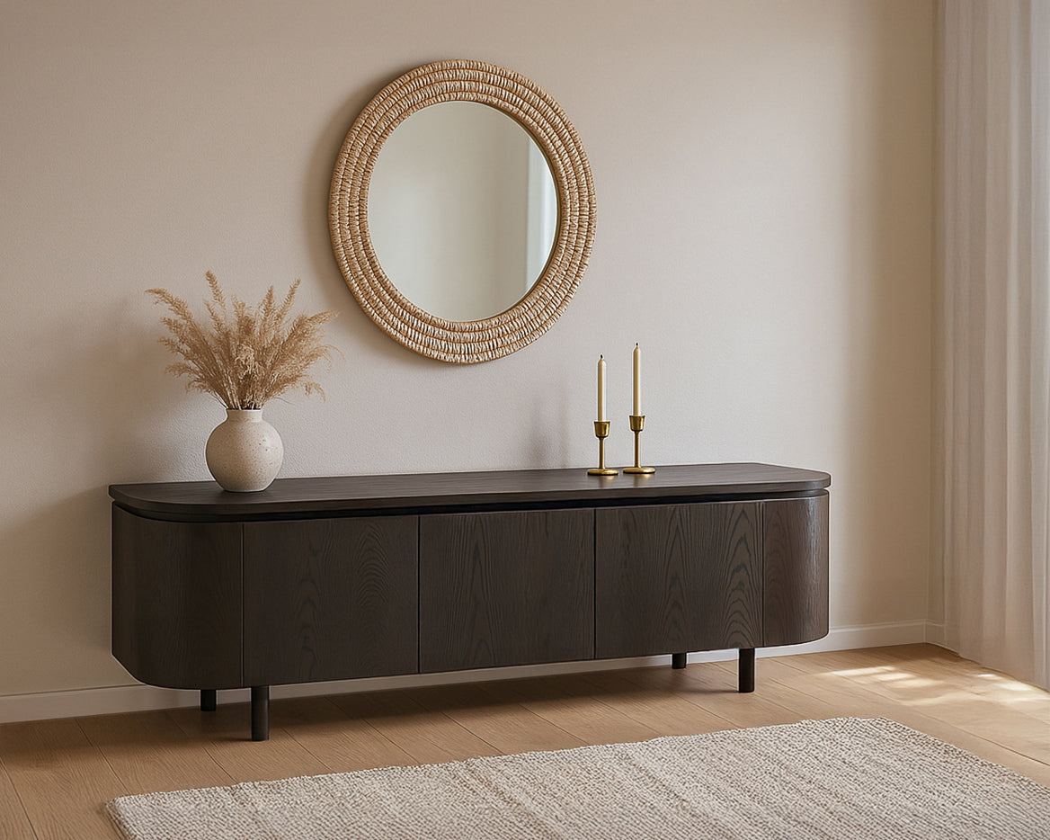 Sideboard Tobago 170cm - Dunkelbraun-Sideboards-Livingfurn-le canapé