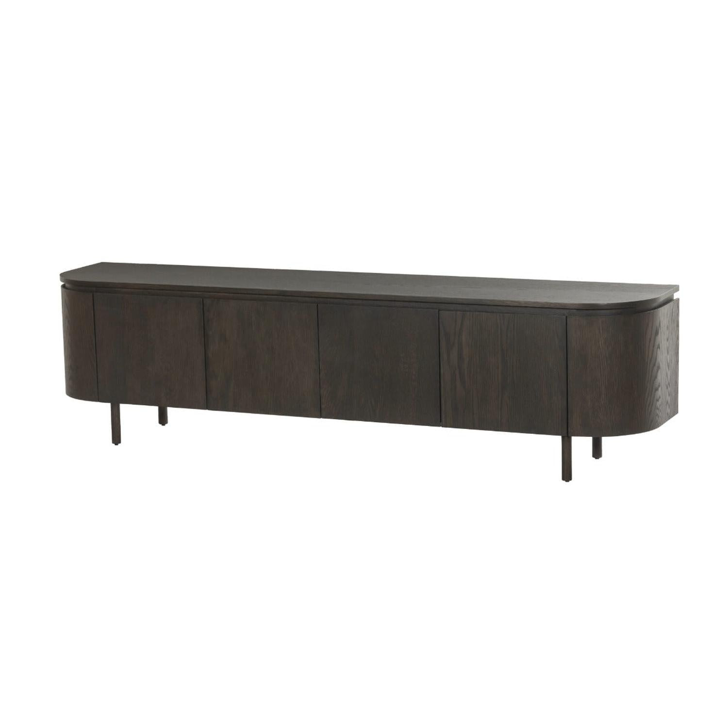 Sideboard Tobago 210cm - Dunkelbraun-Sideboards-Livingfurn-le canapé