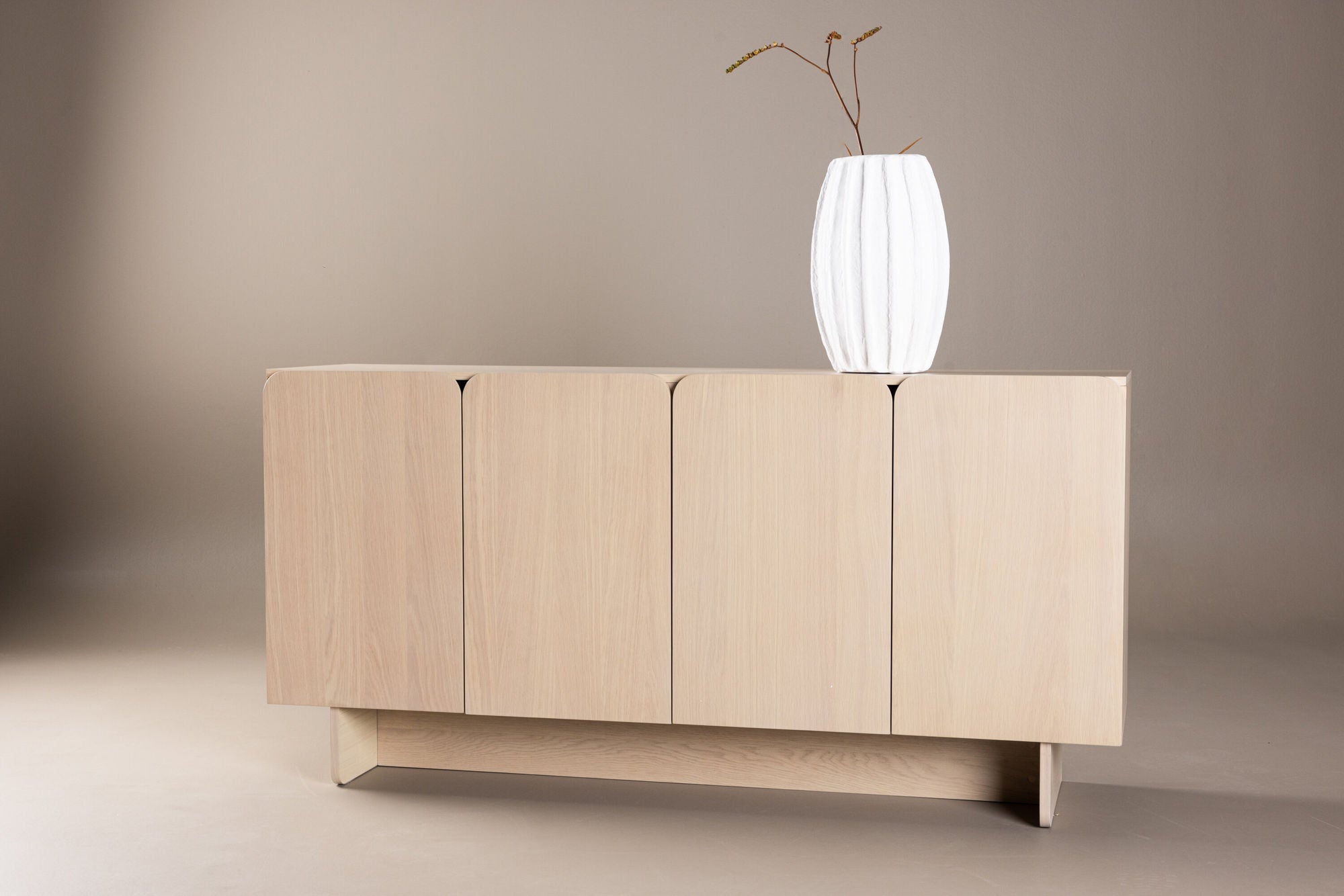 Sideboard Tyresö 160cm - Cremeweiß-Sideboards-Vind-le canapé