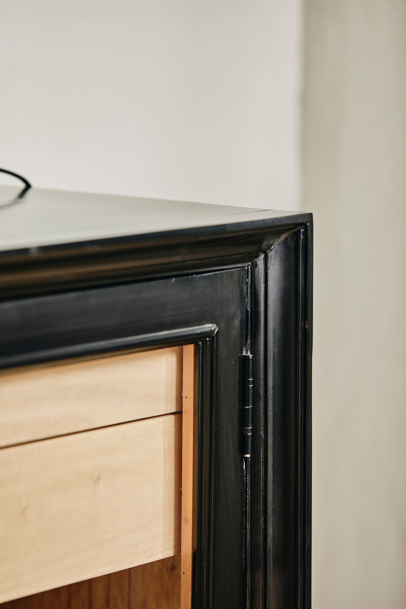 Sideboard Viva aus Gmelina Holz mit 2 Türen - Schwarz-Sideboards-Nordal A/S-le canapé
