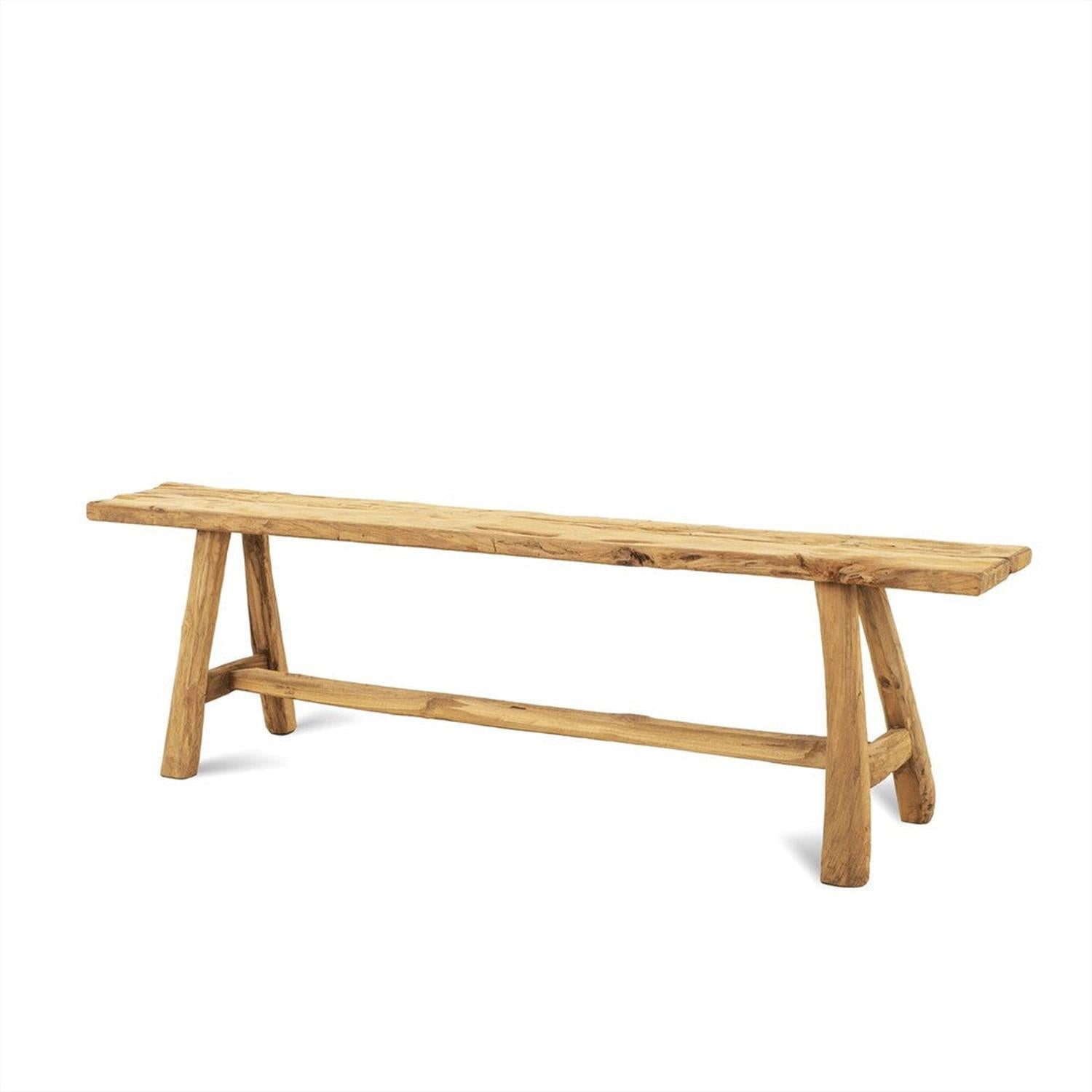 Sitzbank Blora aus Teakholz 160cm - Hellbraun-Bänke-Benoa-le canapé
