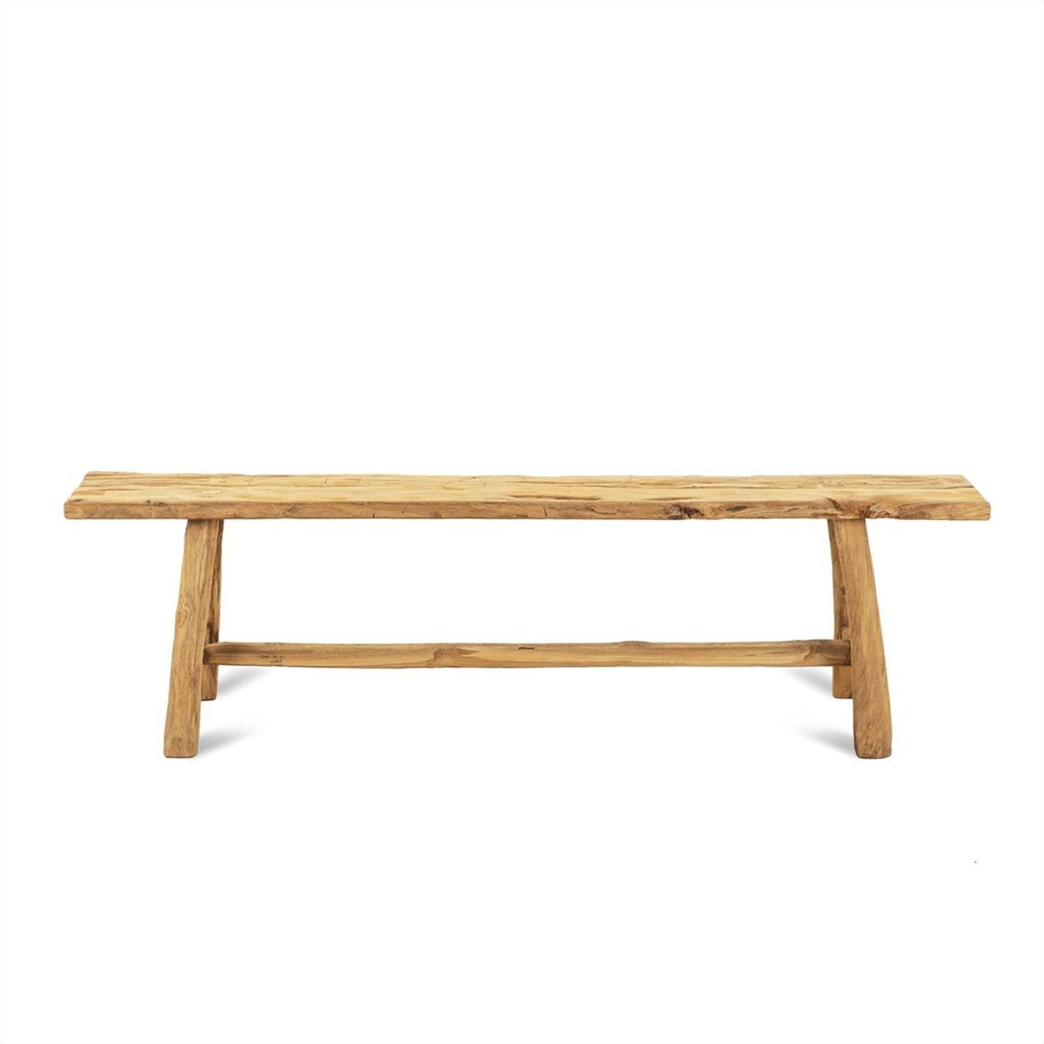 Sitzbank Blora aus Teakholz 160cm - Hellbraun-Bänke-Benoa-le canapé