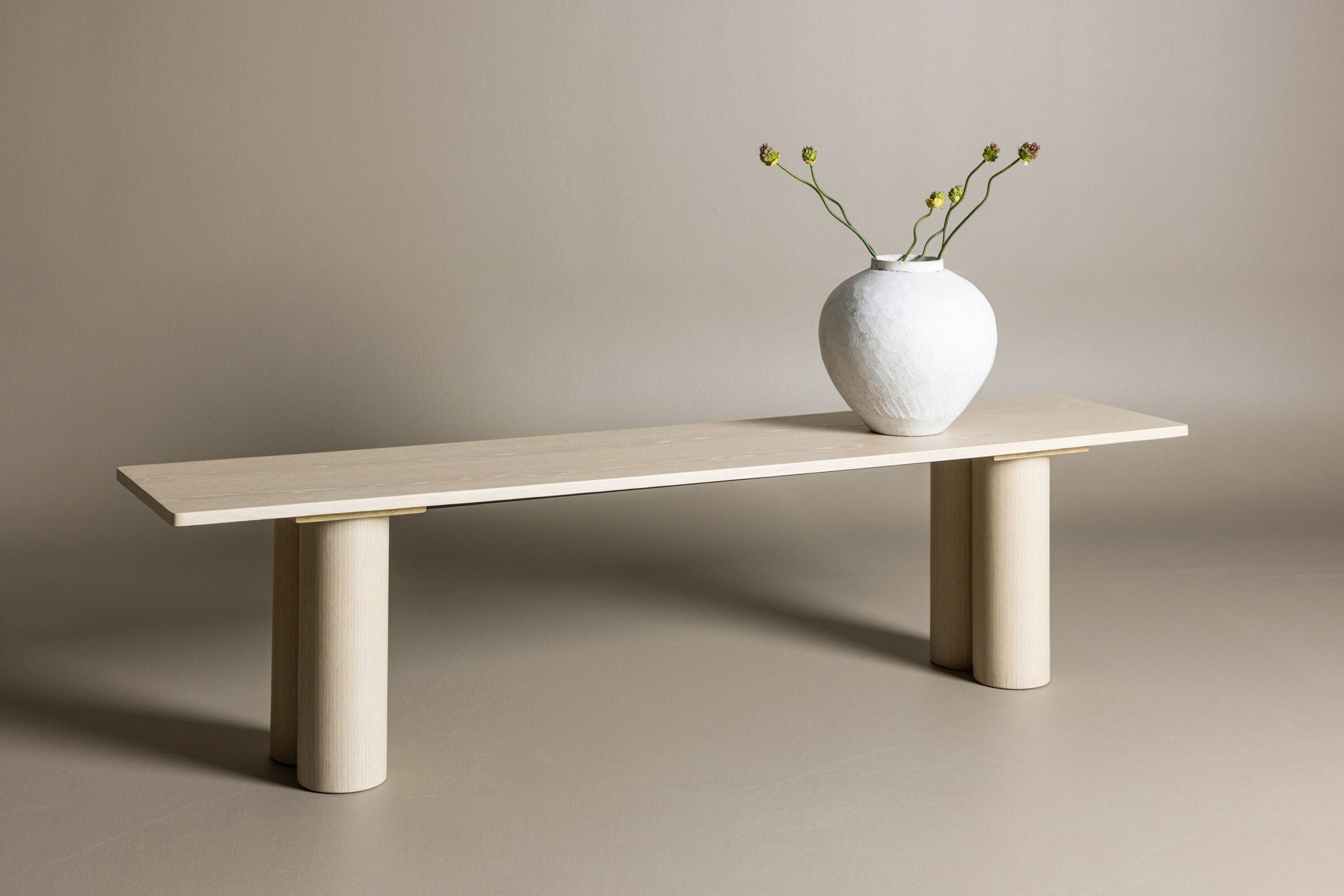 Sitzbank Olivia 180cm - Beige-Bänke-Venture Home-le canapé