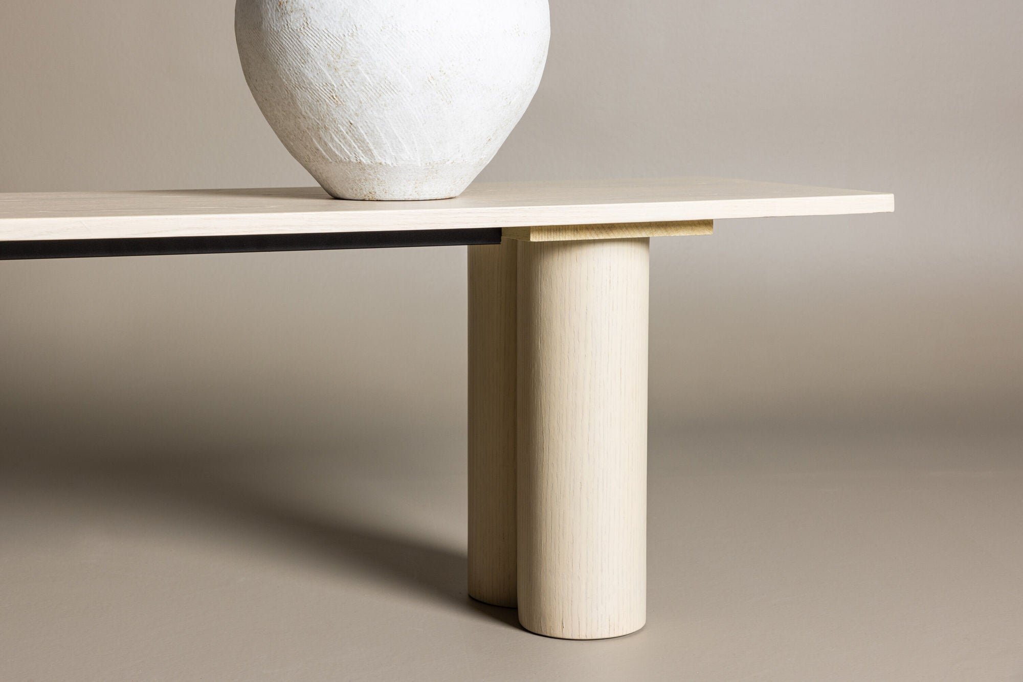 Sitzbank Olivia 180cm - Beige-Bänke-Venture Home-le canapé