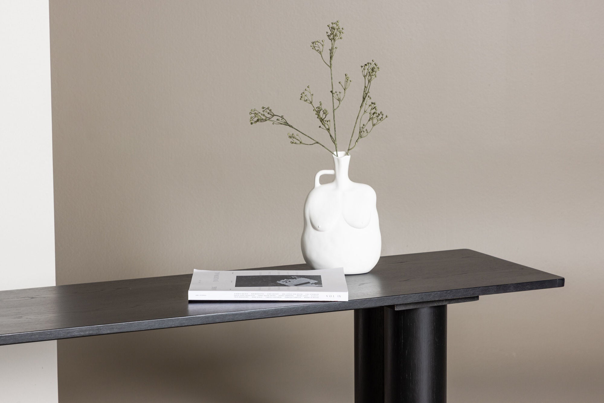 Sitzbank Olivia 180cm - Schwarz-Bänke-Venture Home-le canapé