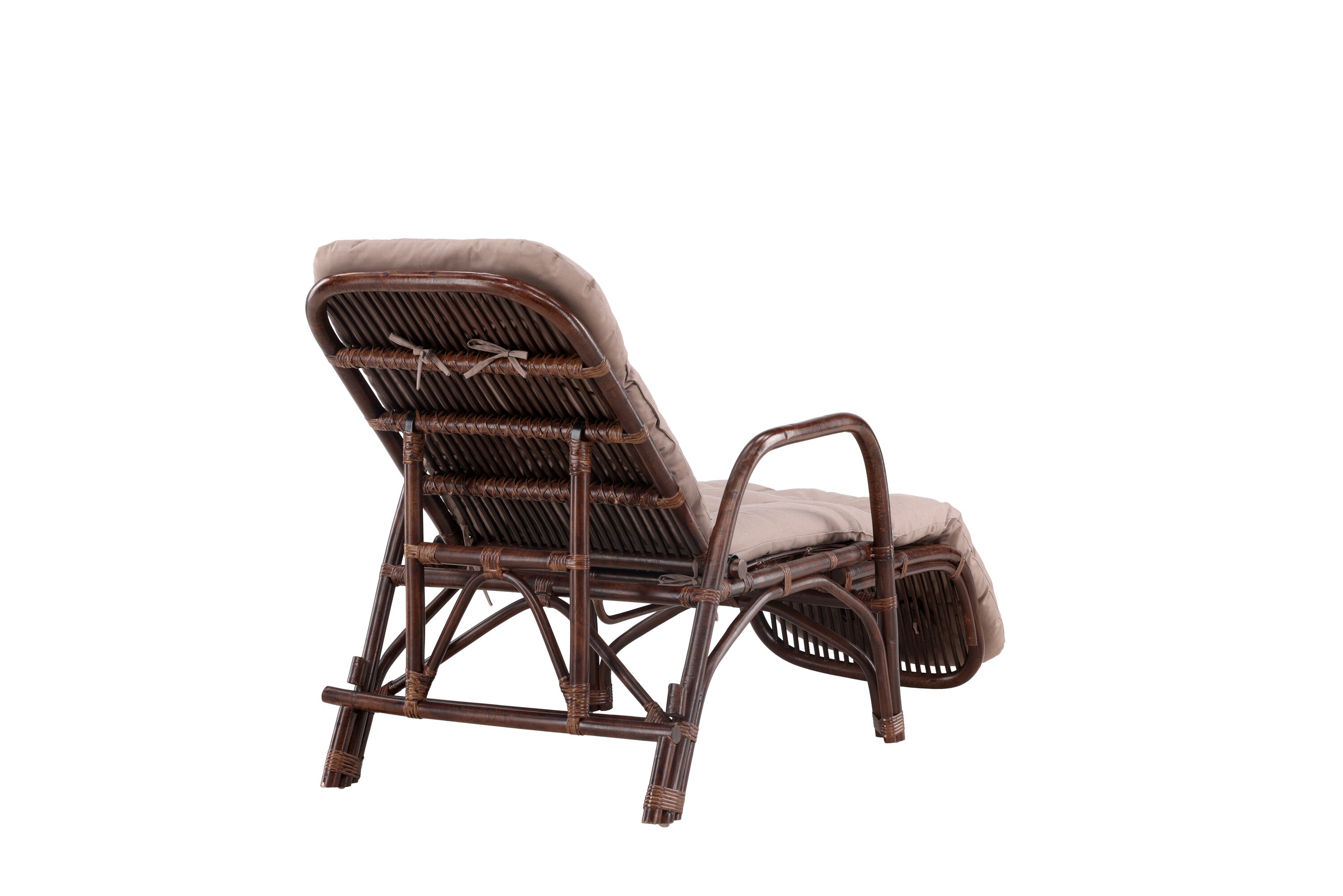 Sonnenliege Nella aus Rattan - Dunkelbraun-Sonnenliegen-Venture Home-le canapé