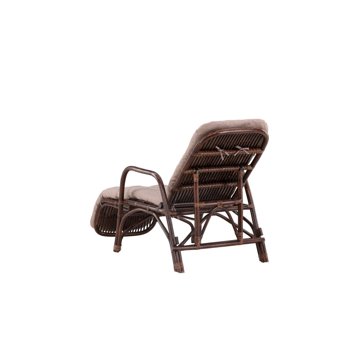Sonnenliege Nella aus Rattan - Dunkelbraun-Sonnenliegen-Venture Home-le canapé