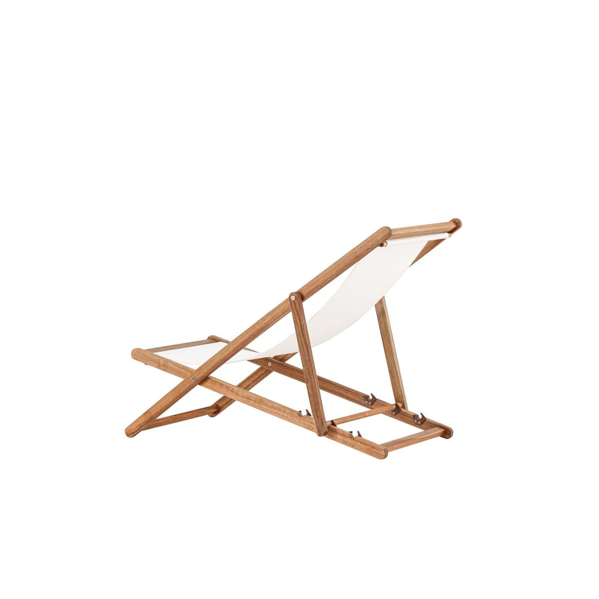 Sonnenliege Peachy aus Akazienholz - Cremeweiß-Sonnenliegen-Venture Home-le canapé