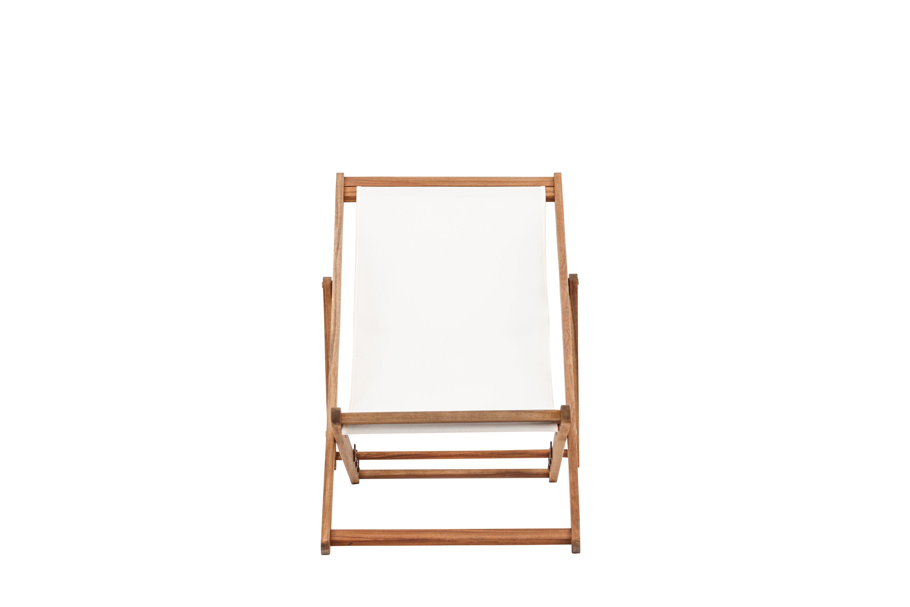 Sonnenliege Peachy aus Akazienholz - Cremeweiß-Sonnenliegen-Venture Home-le canapé