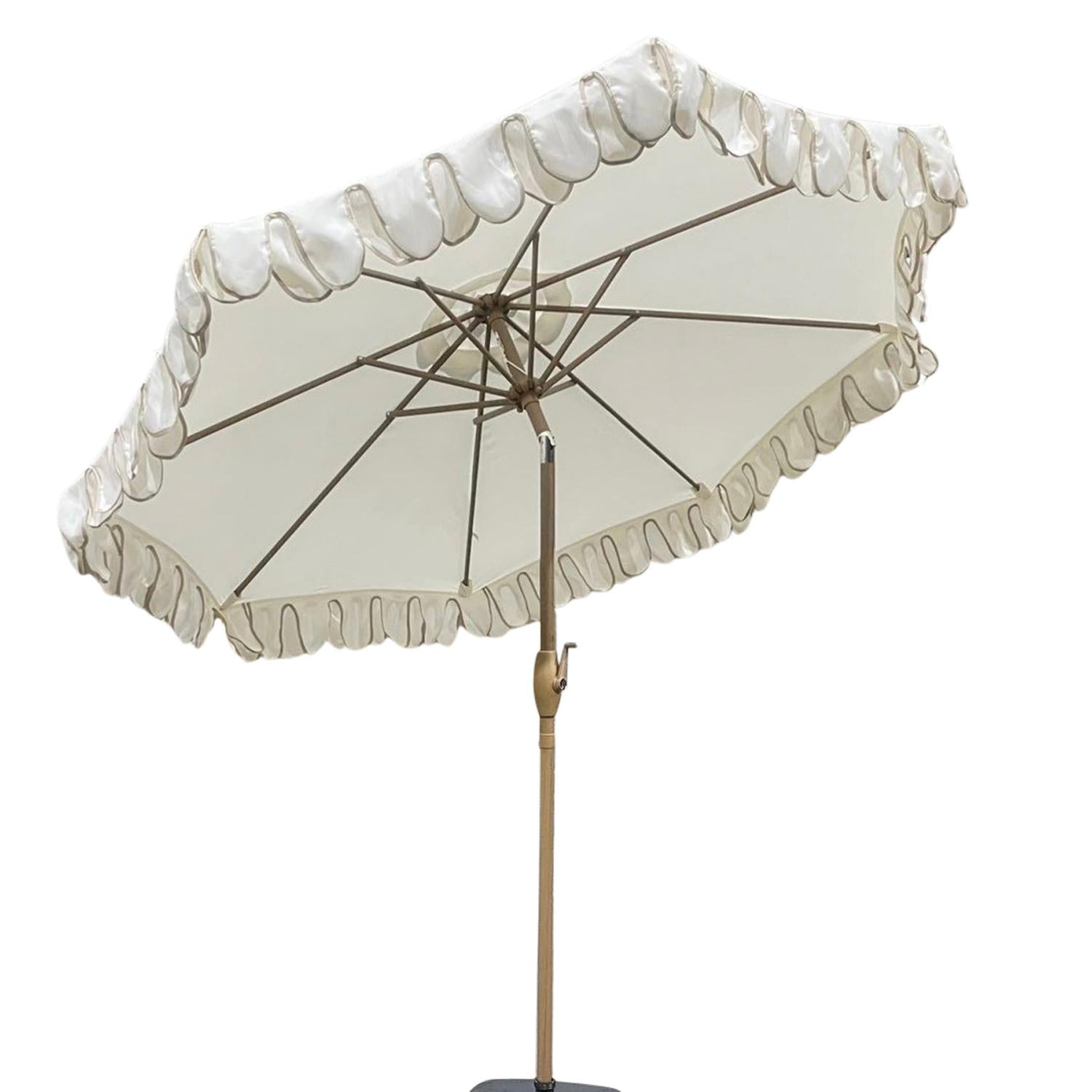 Sonnenschirm Amalfi Ø230cm - Weiß-Sonnenschirme-Pole to Pole-le canapé