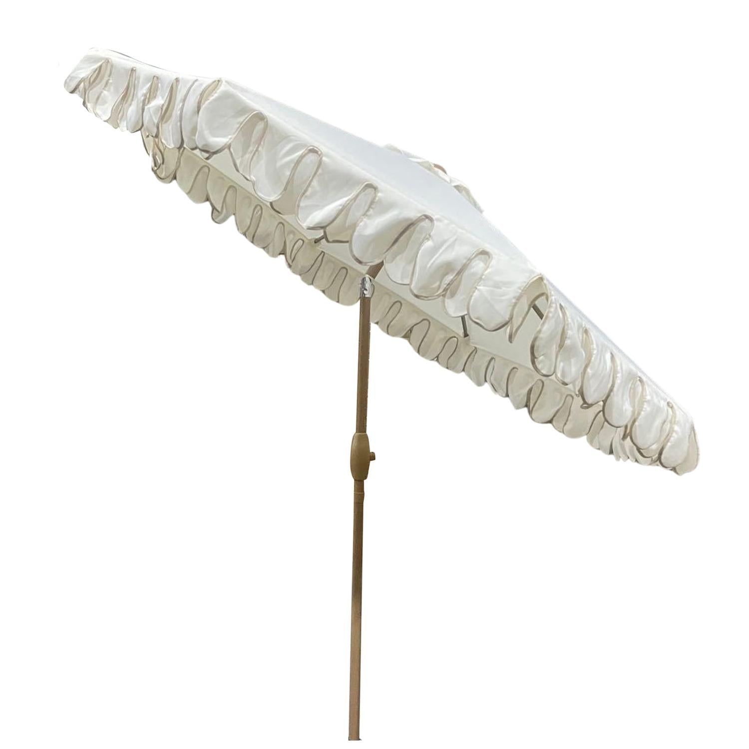 Sonnenschirm Amalfi Ø230cm - Weiß-Sonnenschirme-Pole to Pole-le canapé
