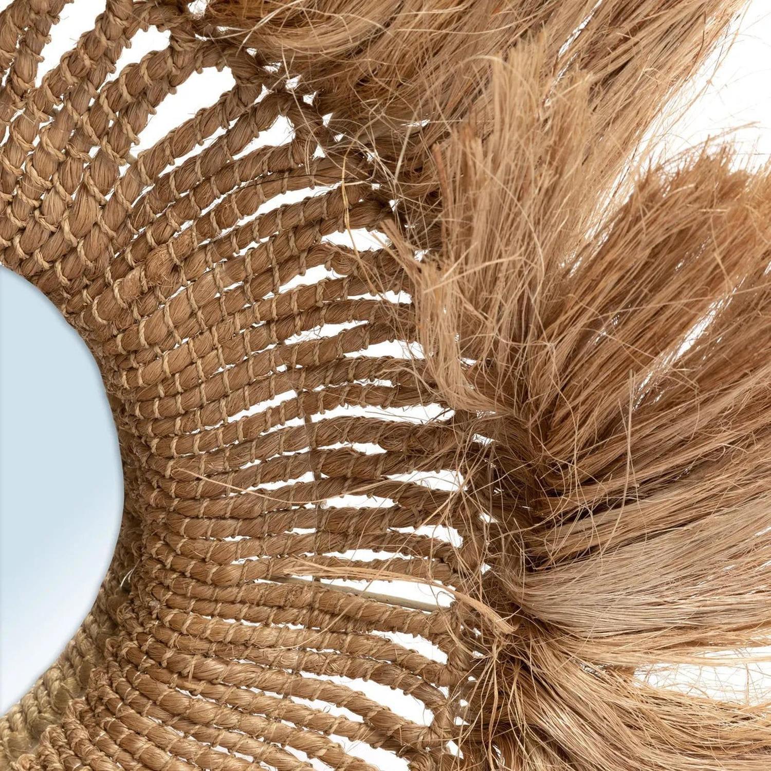 Spiegel Abaca Salomon - Natur-Dekospiegel-Bazar Bizar-le canapé