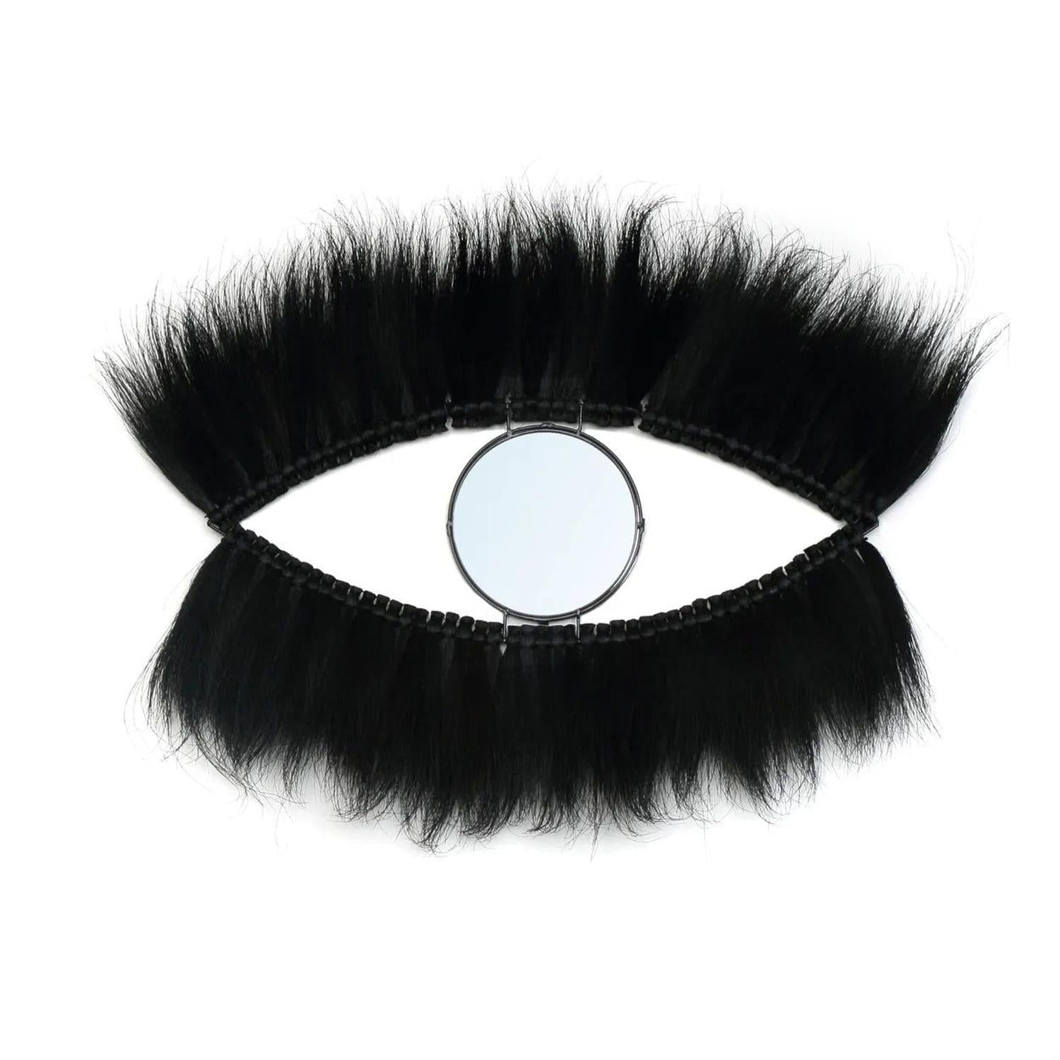 Spiegel Black Eye - Schwarz-Dekospiegel-Bazar Bizar-le canapé