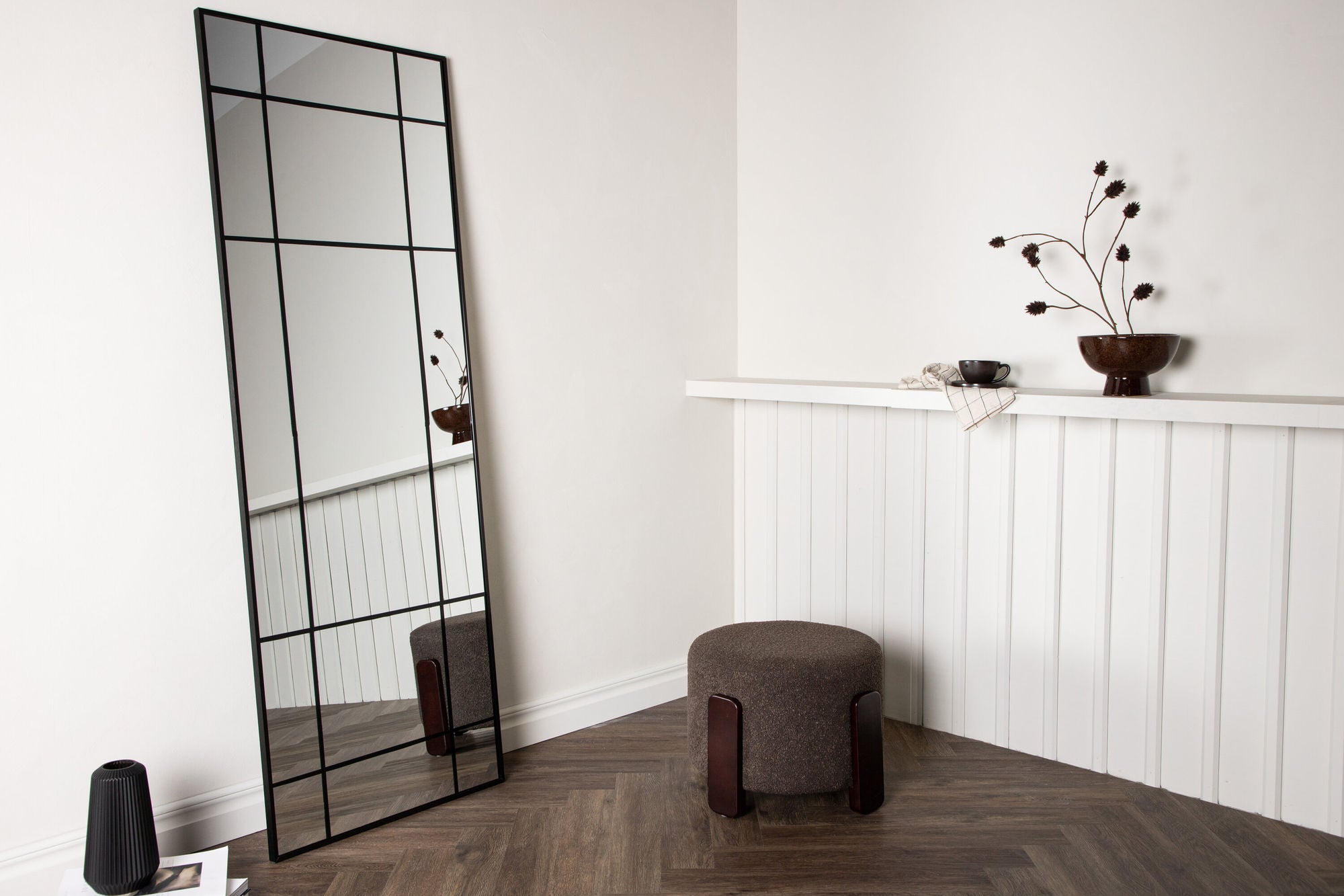 Spiegel Lake 180*90cm - Matt Schwarz-Ganzkörperspiegel-Venture Home-le canapé