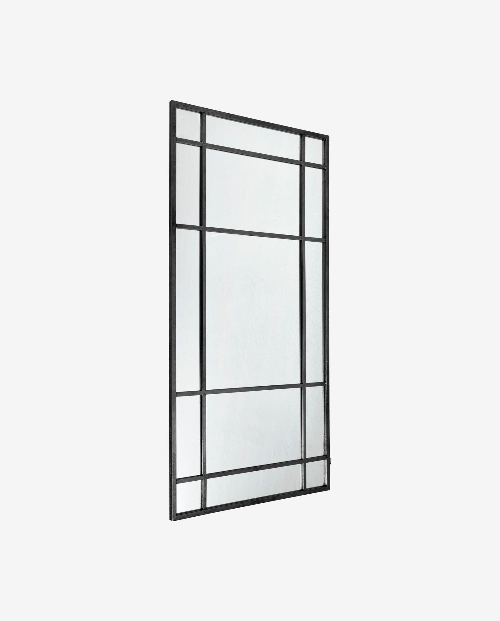 Spiegel SPIRIT 203cm aus Eisen – Schwarz-Ganzkörperspiegel-Nordal A/S-le canapé