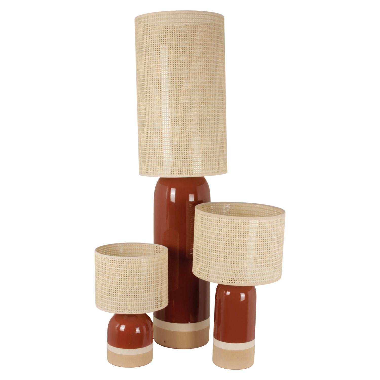 Stehlampe Sahara Gr. XL - Beige-Stehlampen-Pole to Pole-le canapé