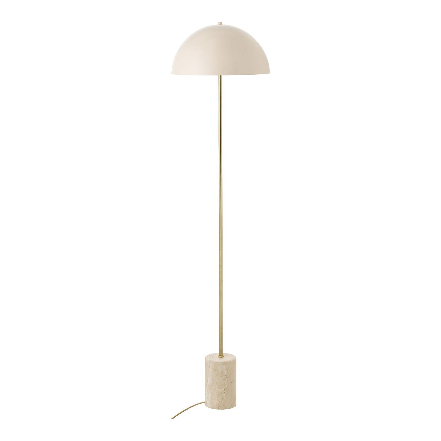 Stehleuchte Sheffield mit Marmorfuß 155cm - Beige-Stehlampen-House Nordic-le canapé