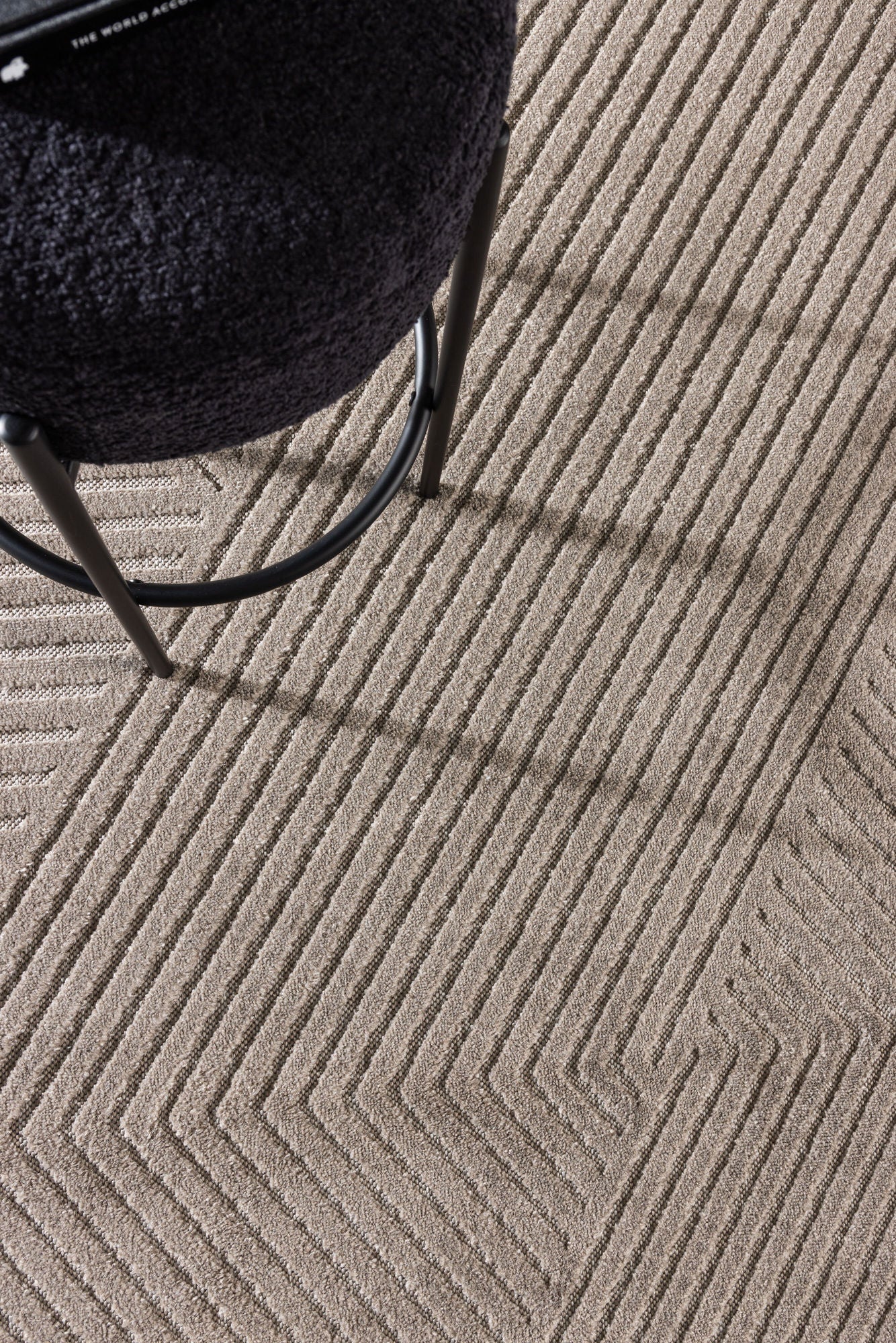 Teppich Aron 340*240cm - Braun-Teppich-Venture Home-le canapé