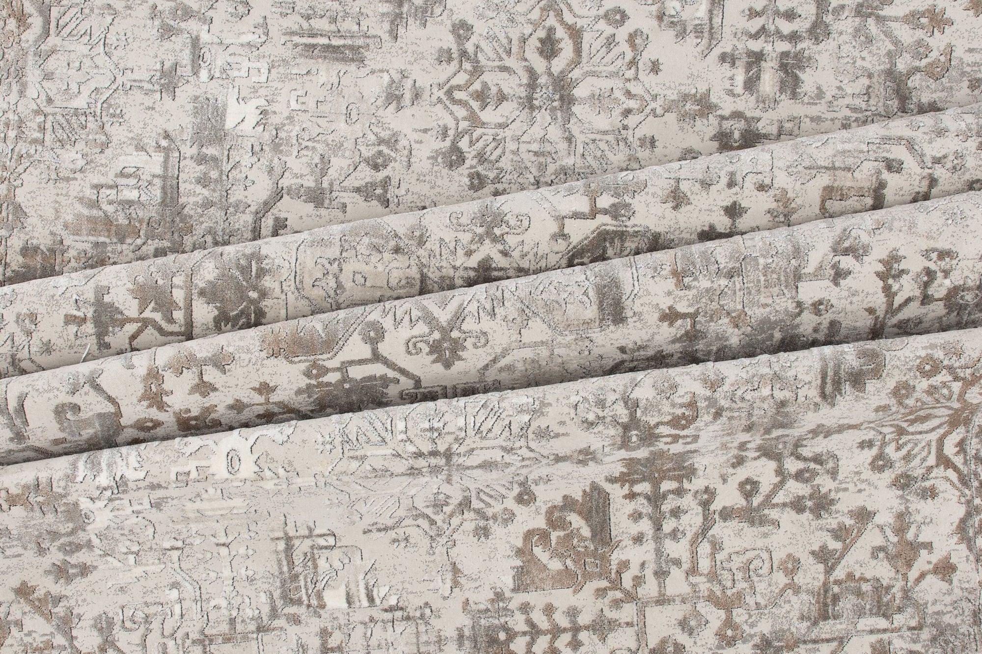 Teppich Cleo 290*200cm - SilberTeppich