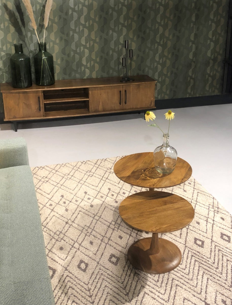 Teppich Edward 290x200cm - Beige-Teppiche-Livingfurn-le canapé