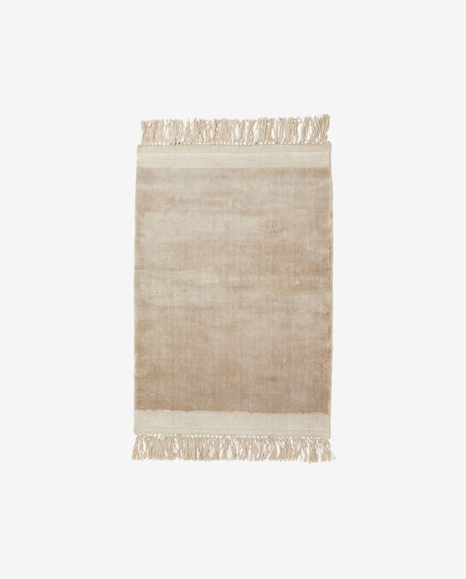 Teppich FILUCA 240*160cm - Beige mit Fransen-Teppiche-Nordal A/S-le canapé