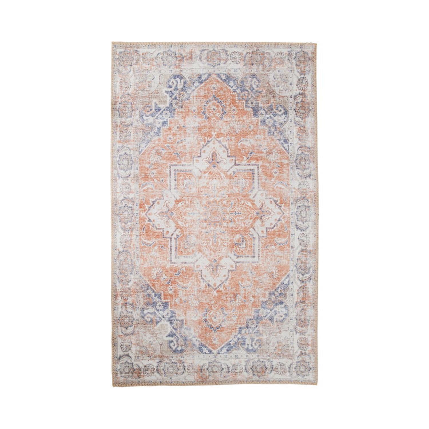 Teppich Havana 230x160cm - Orange/Blau-Teppiche-House Nordic-le canapé
