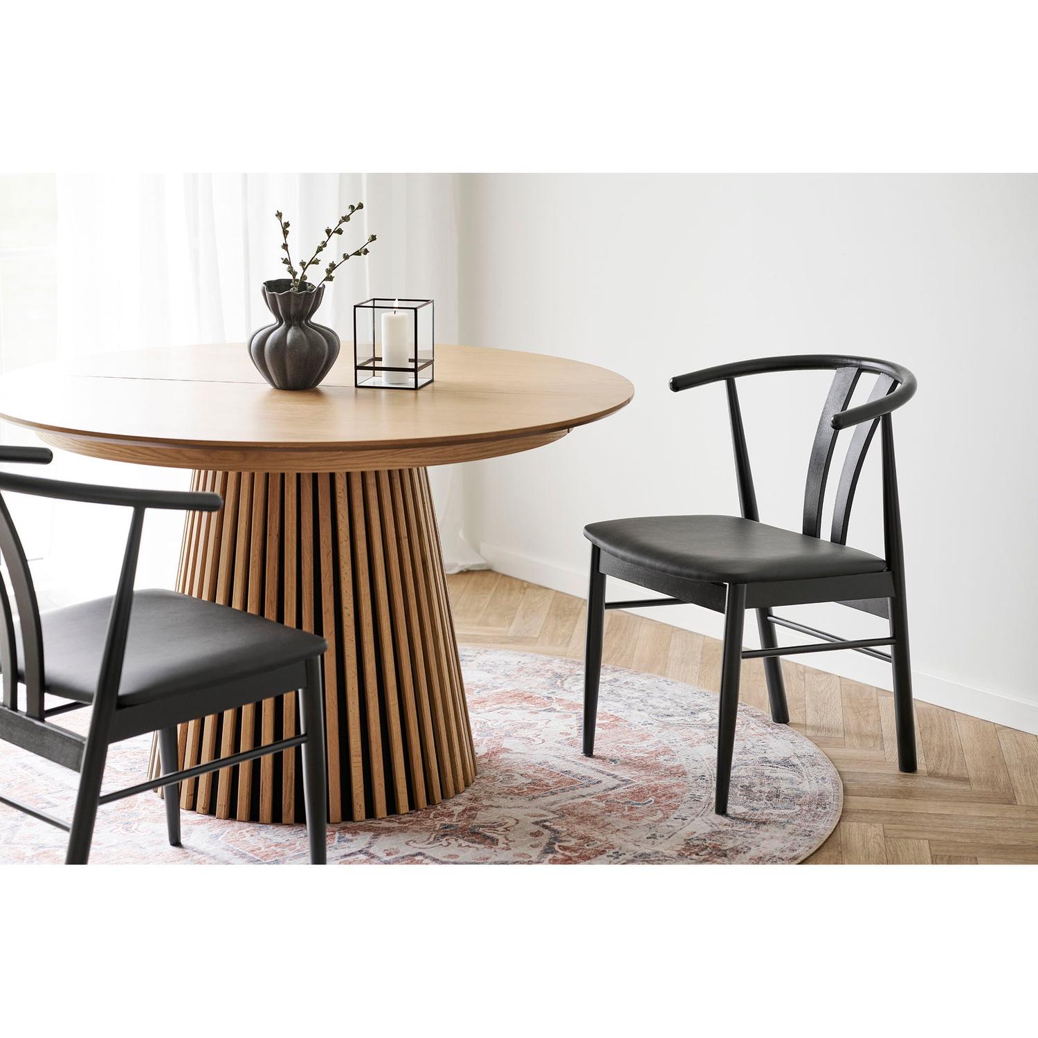 Teppich Havana Ø200cm - Orange/Grau-Teppiche-House Nordic-le canapé