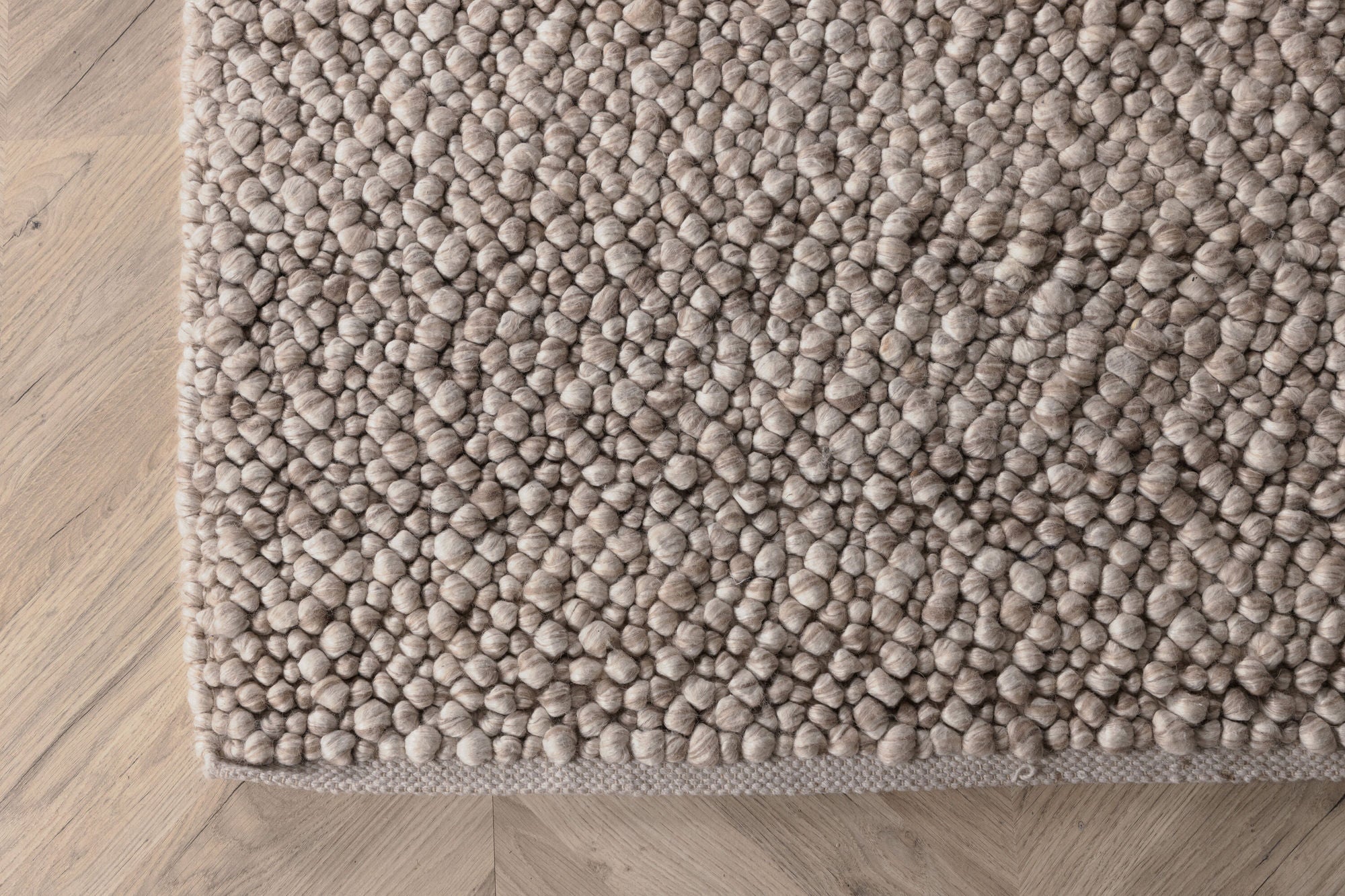 Teppich Jajru 350*250cm aus Wolle - Beige-Teppiche-Venture Home-le canapé