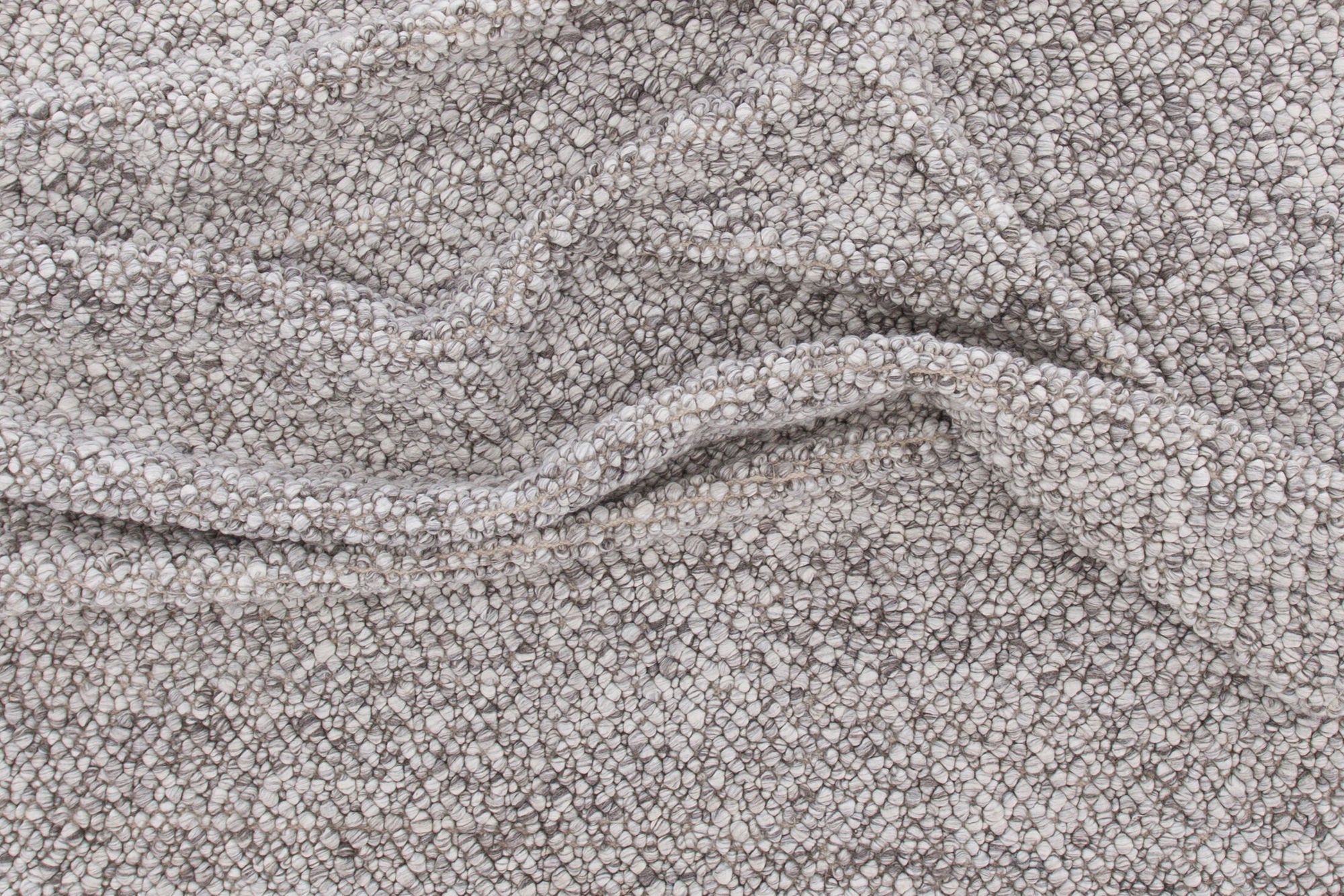 Teppich Jajru 350*250cm aus Wolle - Hellgrau-Teppiche-Venture Home-le canapé