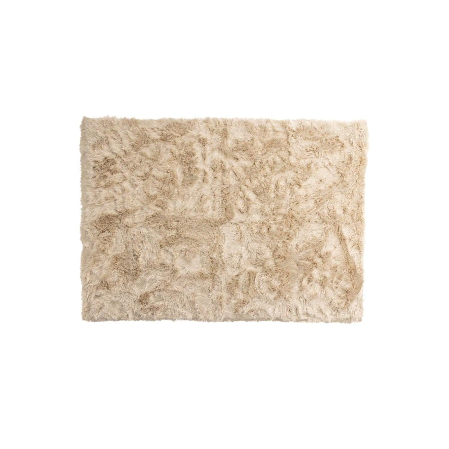 Teppich Katy aus Kunstfell 230*160cm - Beige-Teppich-Venture Home-le canapé