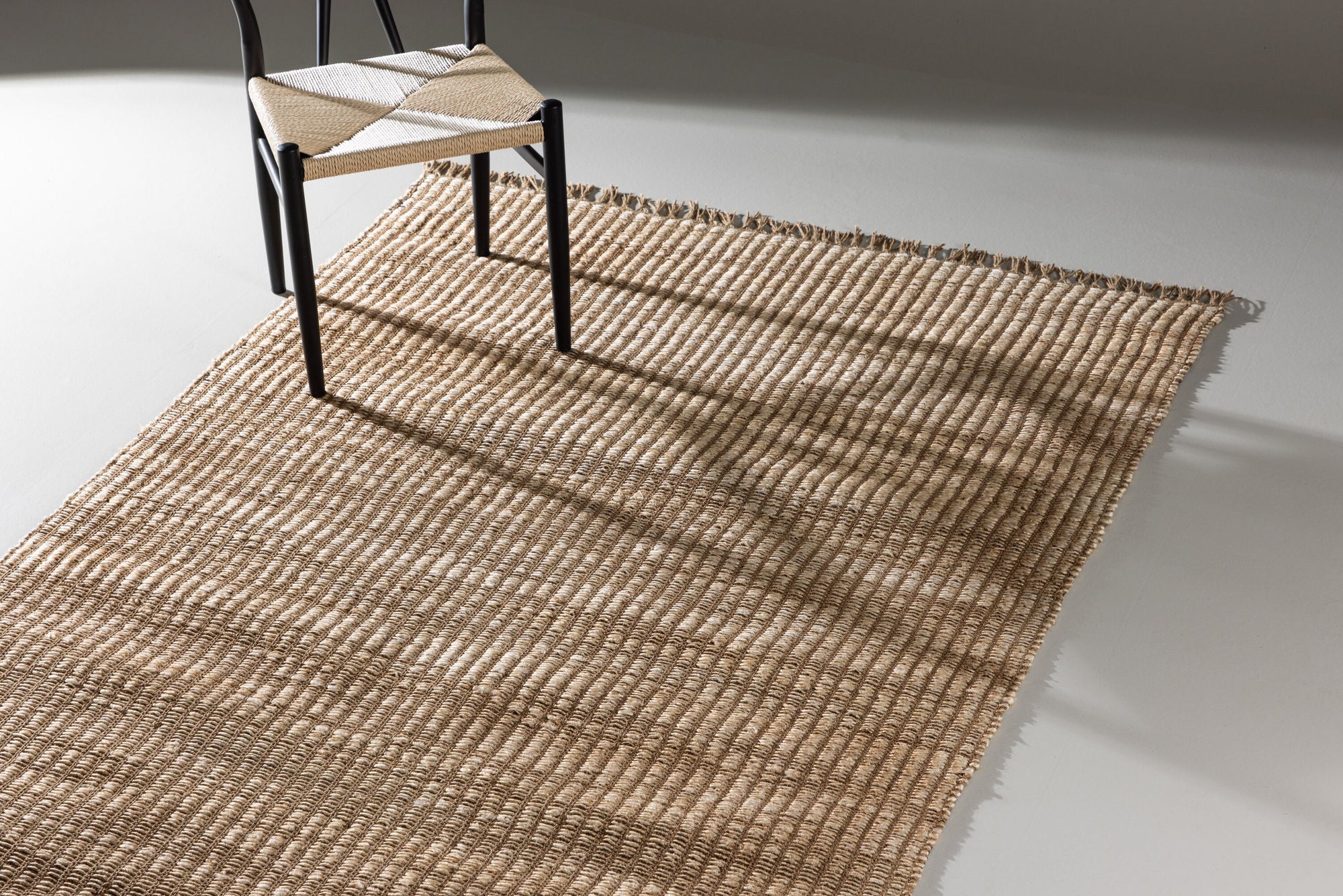 Teppich Marcie Rechteckig aus Jute 290*200cm - Natur/Beige-Teppich-Venture Home-le canapé